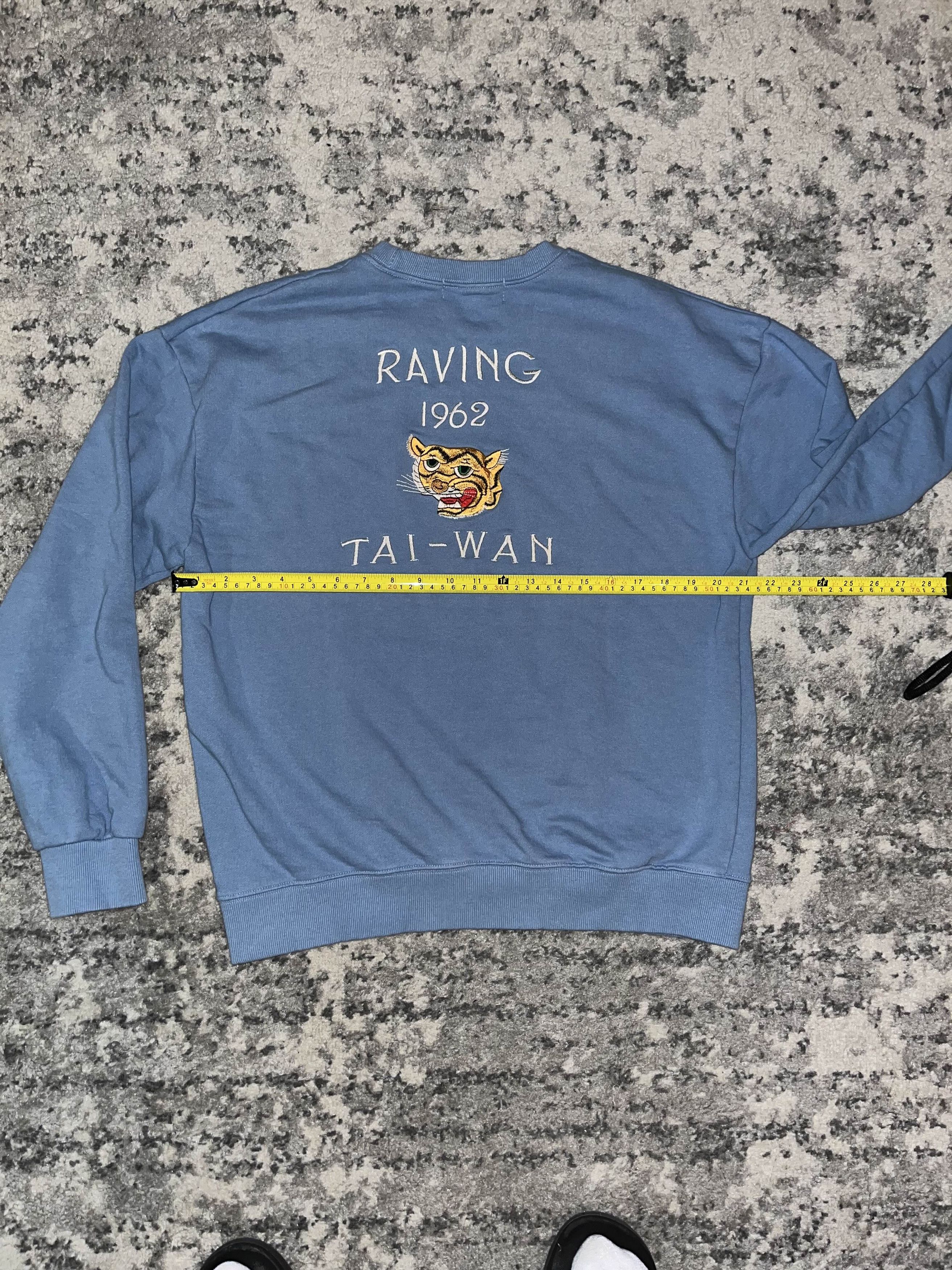 Japanese Brand 1962 Raving Tai-Wan Tiger Embroidered Sweatshirt Size US S / EU 44-46 / 1 - 6 Thumbnail