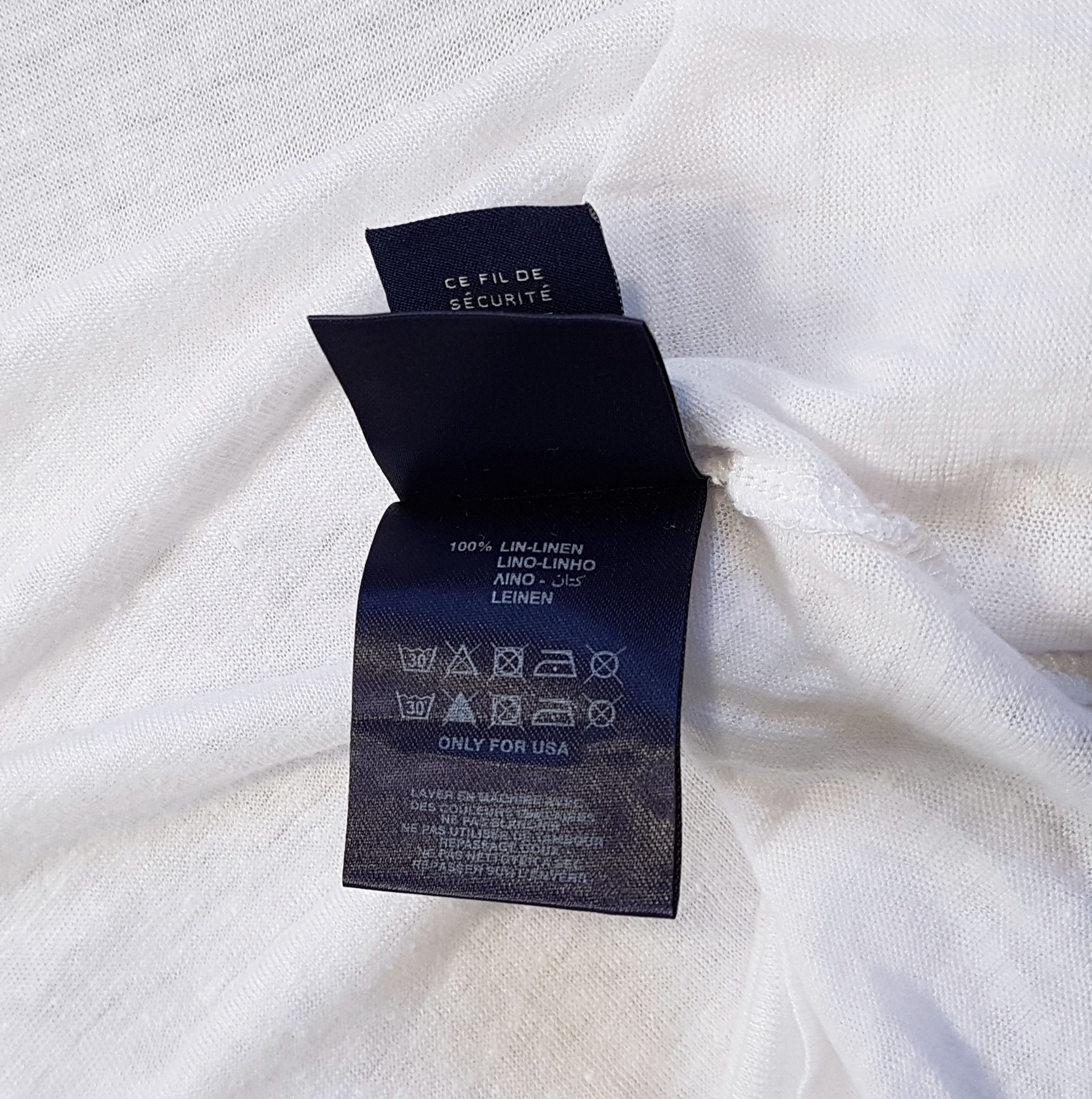 Vilebrequin Vilebrequin RRP $190 Pyramid Solid Linen Jersey Polo sz 3XL Size US XXL / EU 58 / 5 - 11 Thumbnail