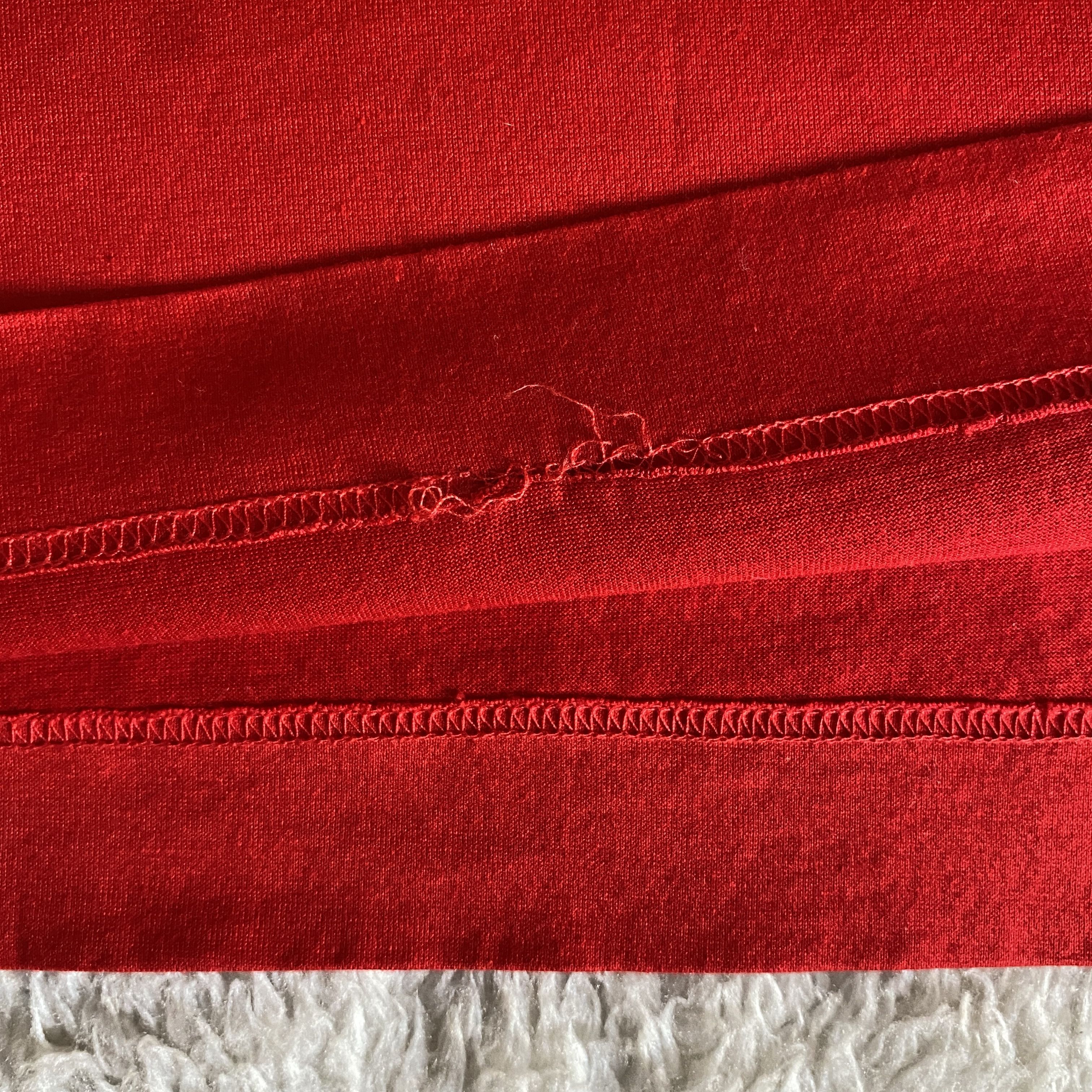 Gucci Vintage Gucci Red Cap Sleeve Henley T-Shirt Size M / US 6-8 / IT 42-44 - 8 Thumbnail