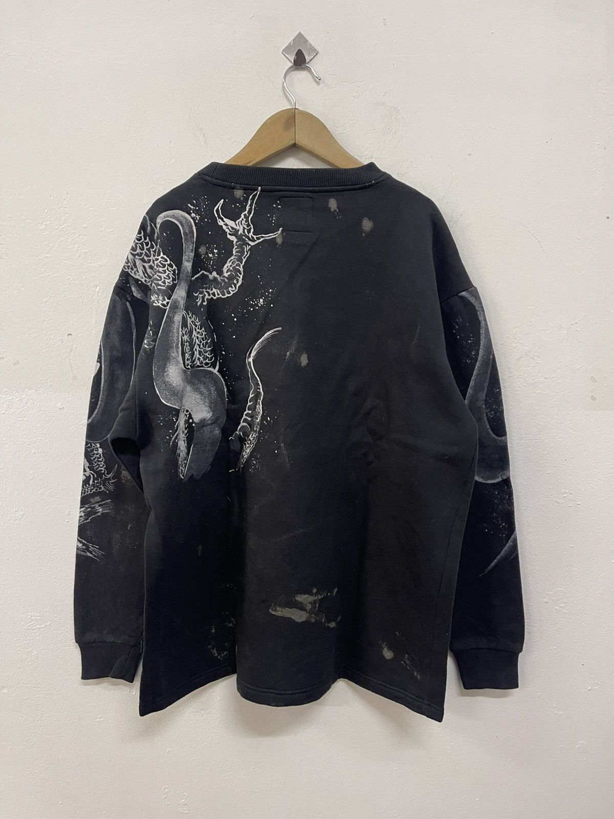 Japanese Brand JURAKU LEGENDARY JAPAN DRAGON PULLOVER Size US XL / EU 56 / 4 - 3 Thumbnail