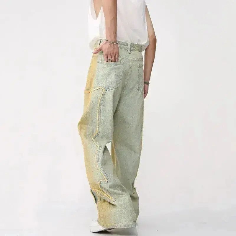 Japanese Brand Straight Gradient Jeans Pants Vintage 90’s style Size US 32 / EU 48 - 5 Thumbnail