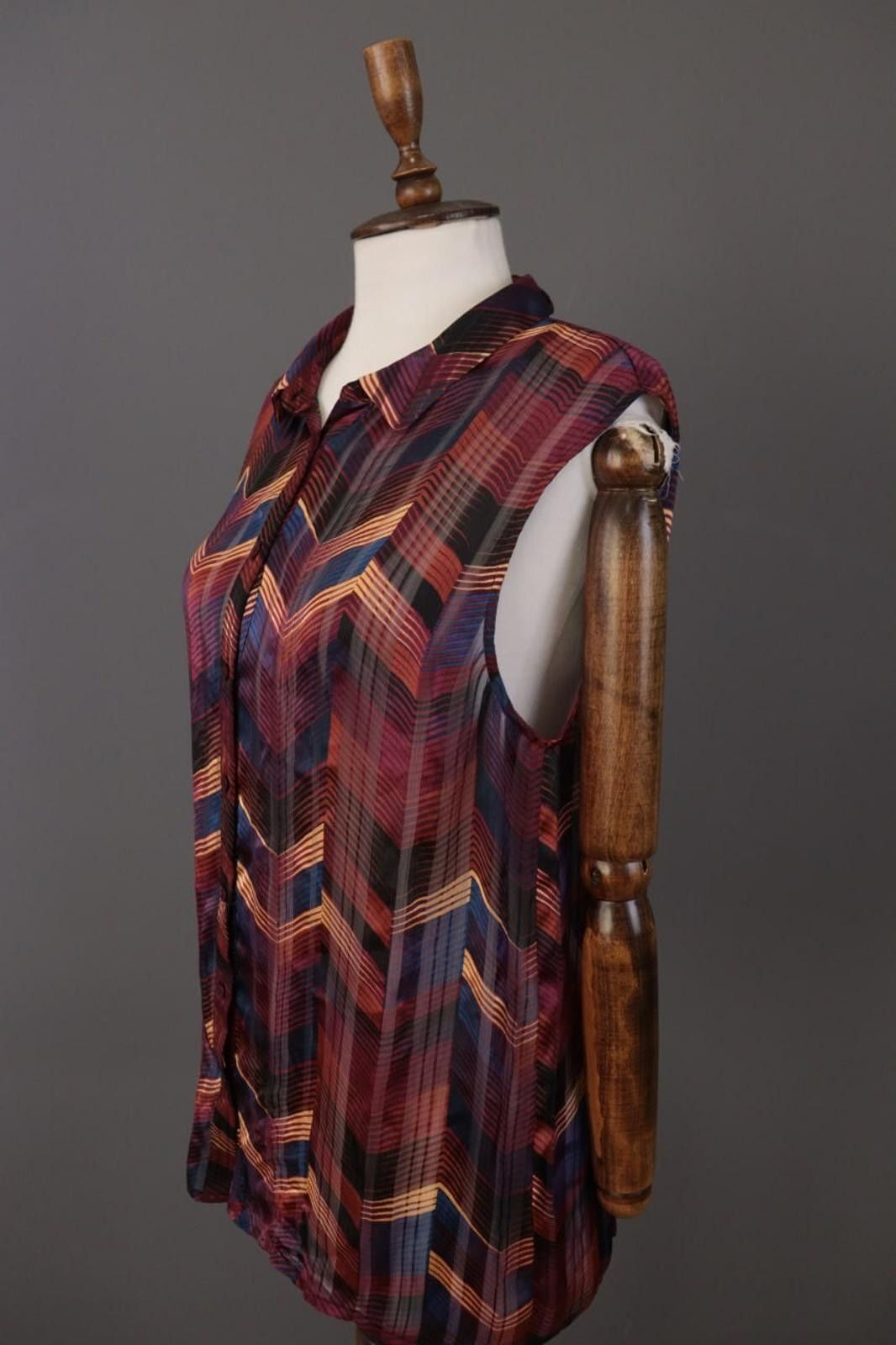 Wilkes Bashford BA&SH Pepite Bordeaux Multicolor Blouse Shirt Size 3 Size M / US 6-8 / IT 42-44 - 10 Thumbnail