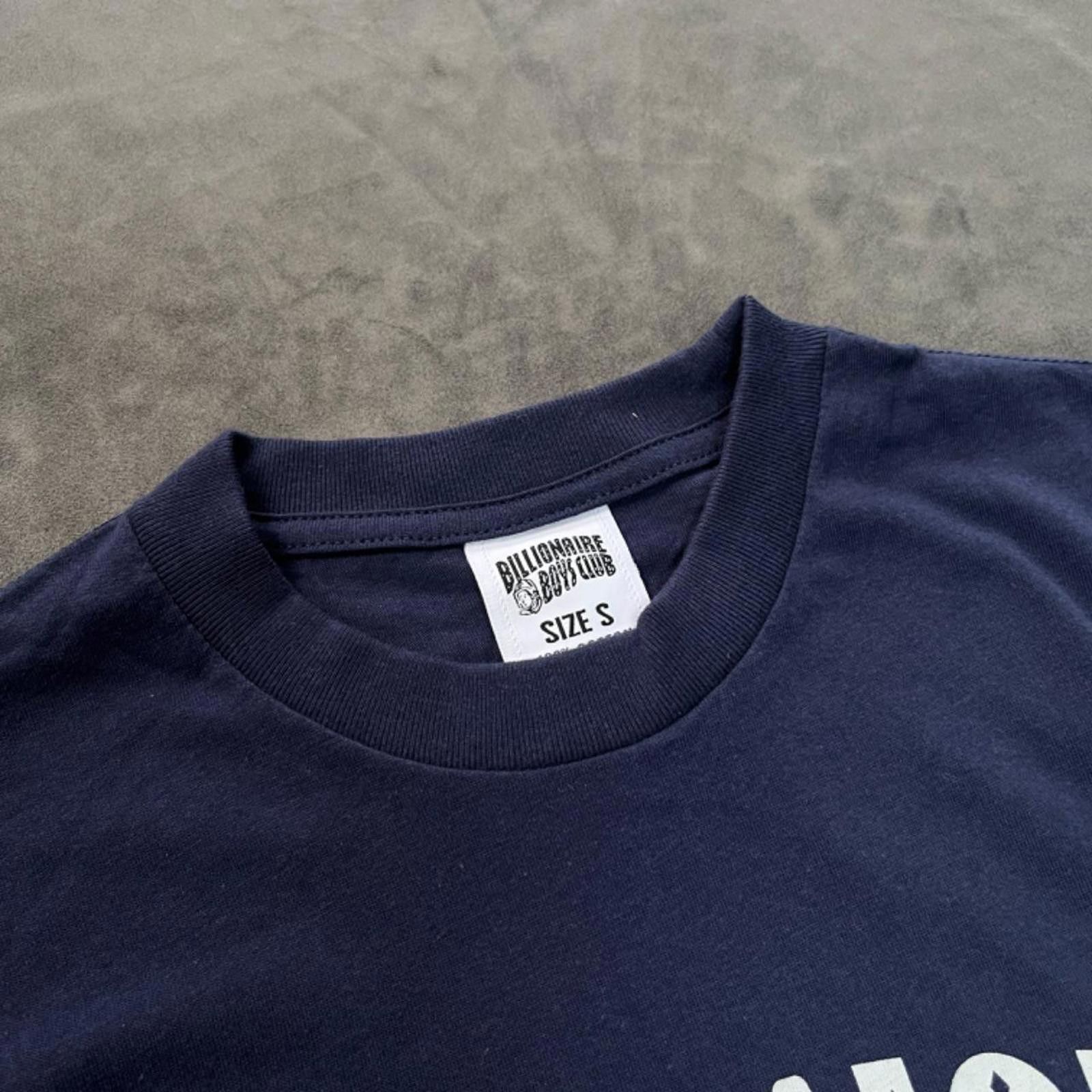 Billionaire Boys Club Rare Billionaire Boys Club BBC Classic Arch Logo Navy Tee Size US S / EU 44-46 / 1 - 2 Thumbnail