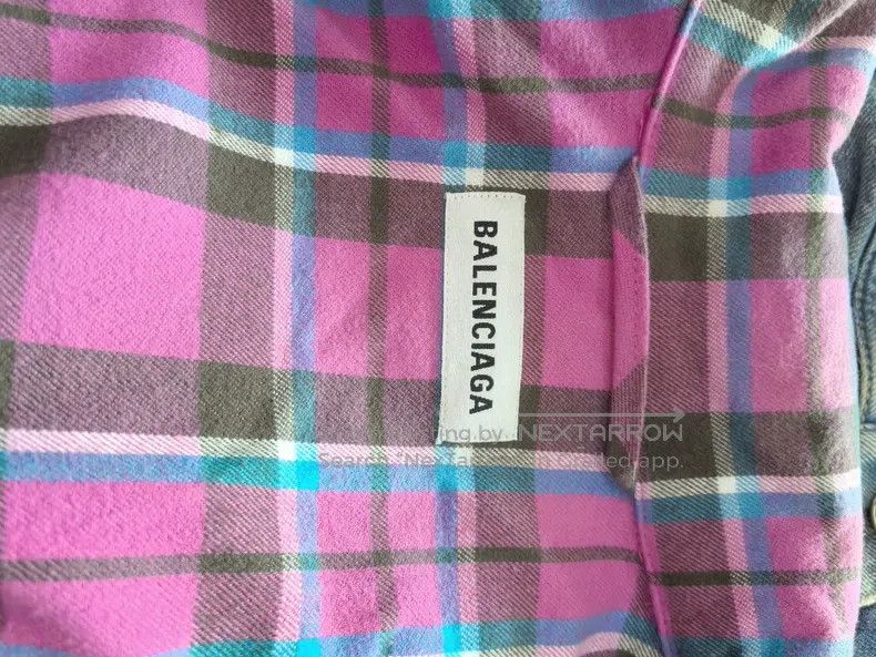 Balenciaga Balenciaga Checked Shirt Size XXS / US 00 / IT 34 - 3 Thumbnail