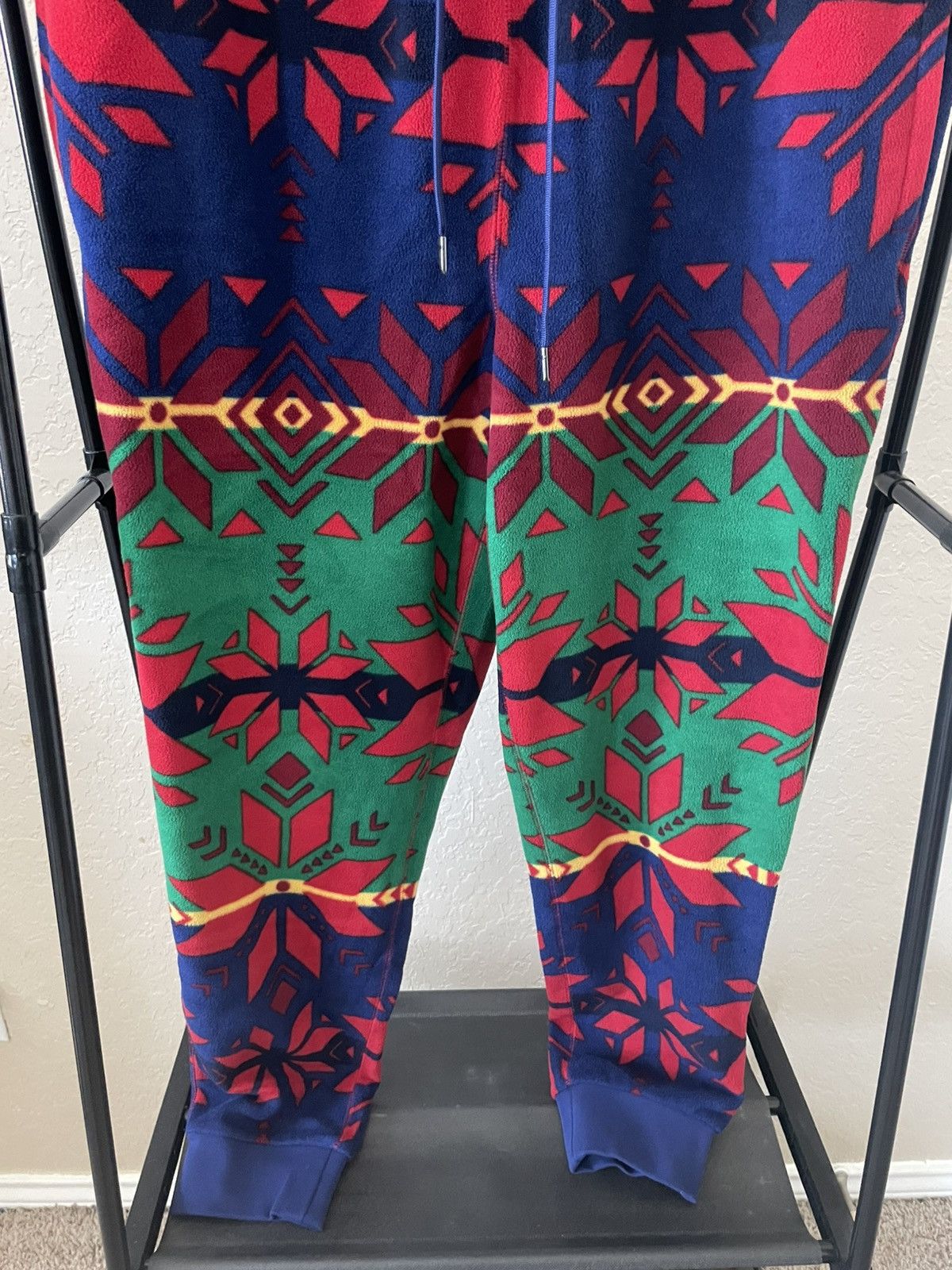 Polo Ralph Lauren Fair Isle Fleece Jogger pants Holiday nwt 248.00 Size US 36 / EU 52 - 4 Thumbnail
