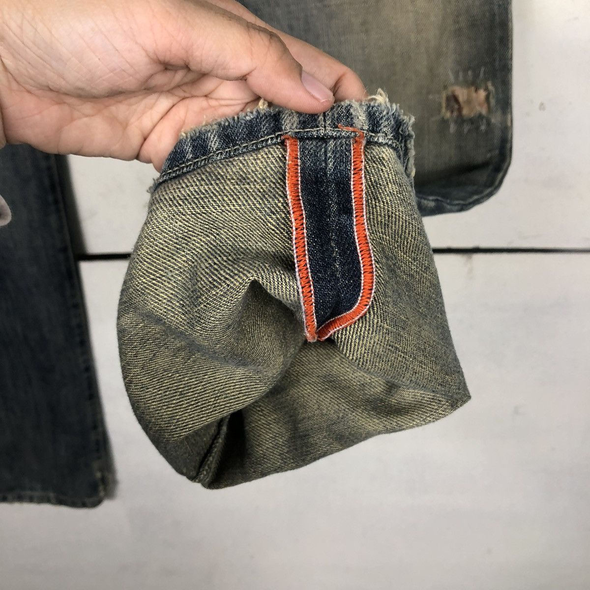 Diesel 🔥DISTRESSED RUSTY DESIGN DIESEL DENIM JEANS PATCHWORK Size US 32 / EU 48 - 16 Thumbnail