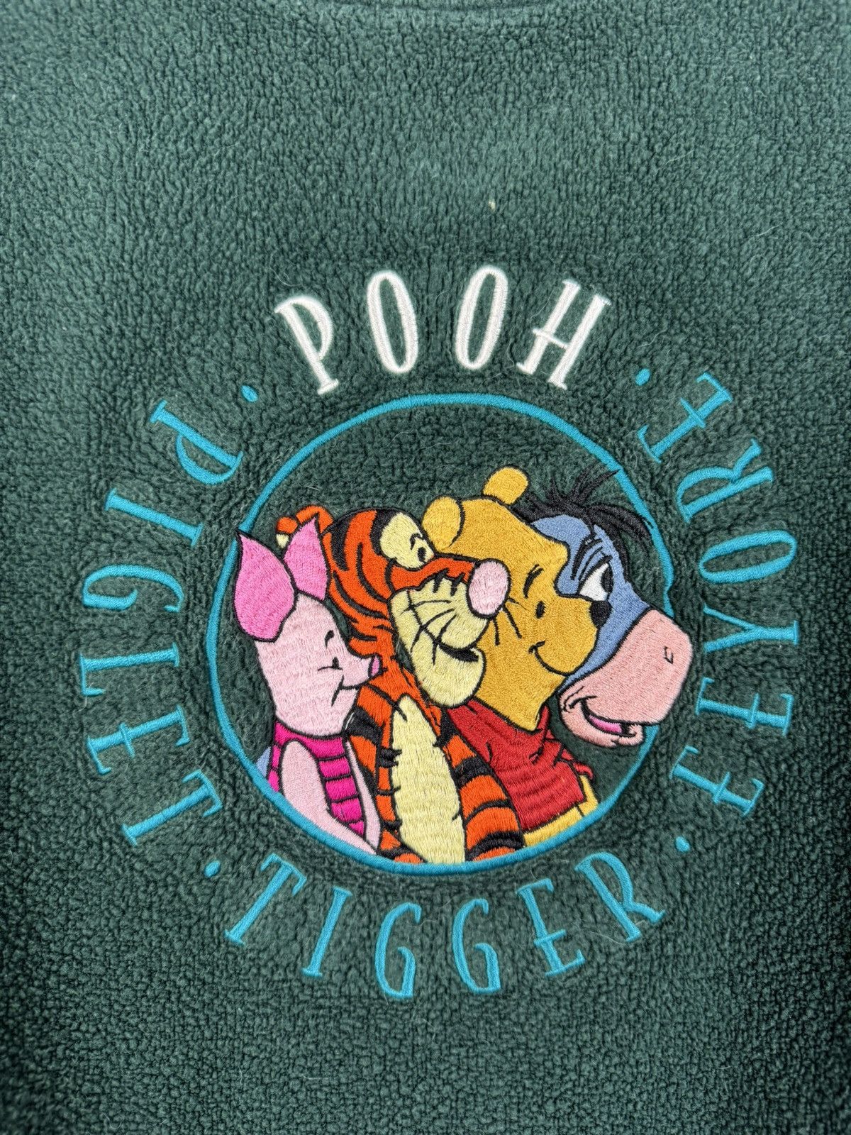 Disney Vintage Disney Winnie the Pooh & Friends Fleece Sweatshirt Size US M / EU 48-50 / 2 - 8 Thumbnail
