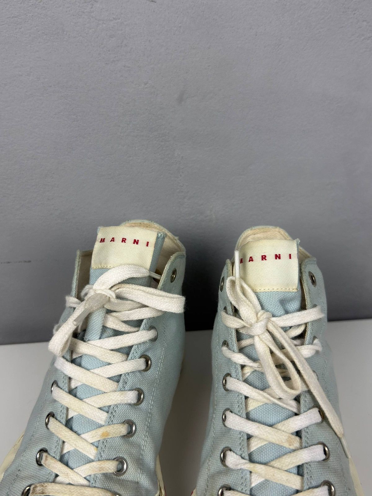 Marni Marni High Top Canvas Sneakers EU 39 Logo Size US 8 / IT 38 - 8 Thumbnail