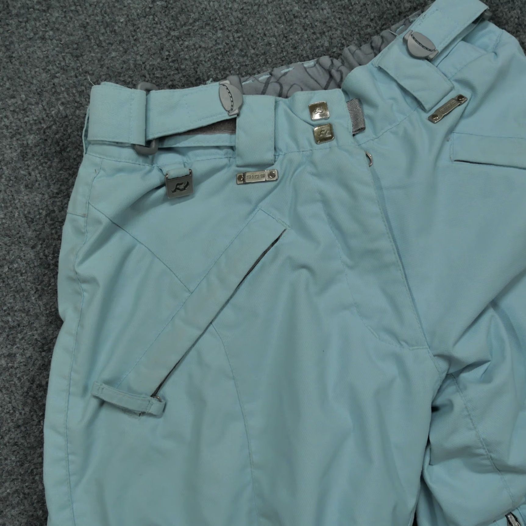 Vintage RIDE Snow pants Womens XS Blue 5 Series Ski Snow Size 26" / US 2 / IT 38 - 4 Thumbnail