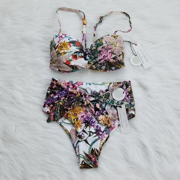 Swiminista Christian $210 Lacroix Joy Bikini Top & Bottom