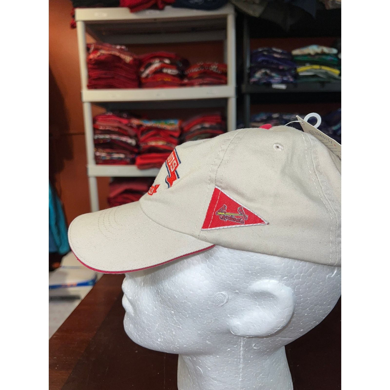 MLB St. Louis Cardinals Hat Baseball MLB Logo Drew Pearson Cap Size ONE SIZE - 3 Thumbnail