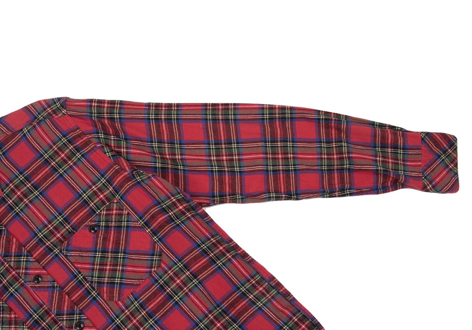 Engineered Garments Tartan Check Flannel Shirt in Red and Blue, Size L Size US L / EU 52-54 / 3 - 7 Thumbnail