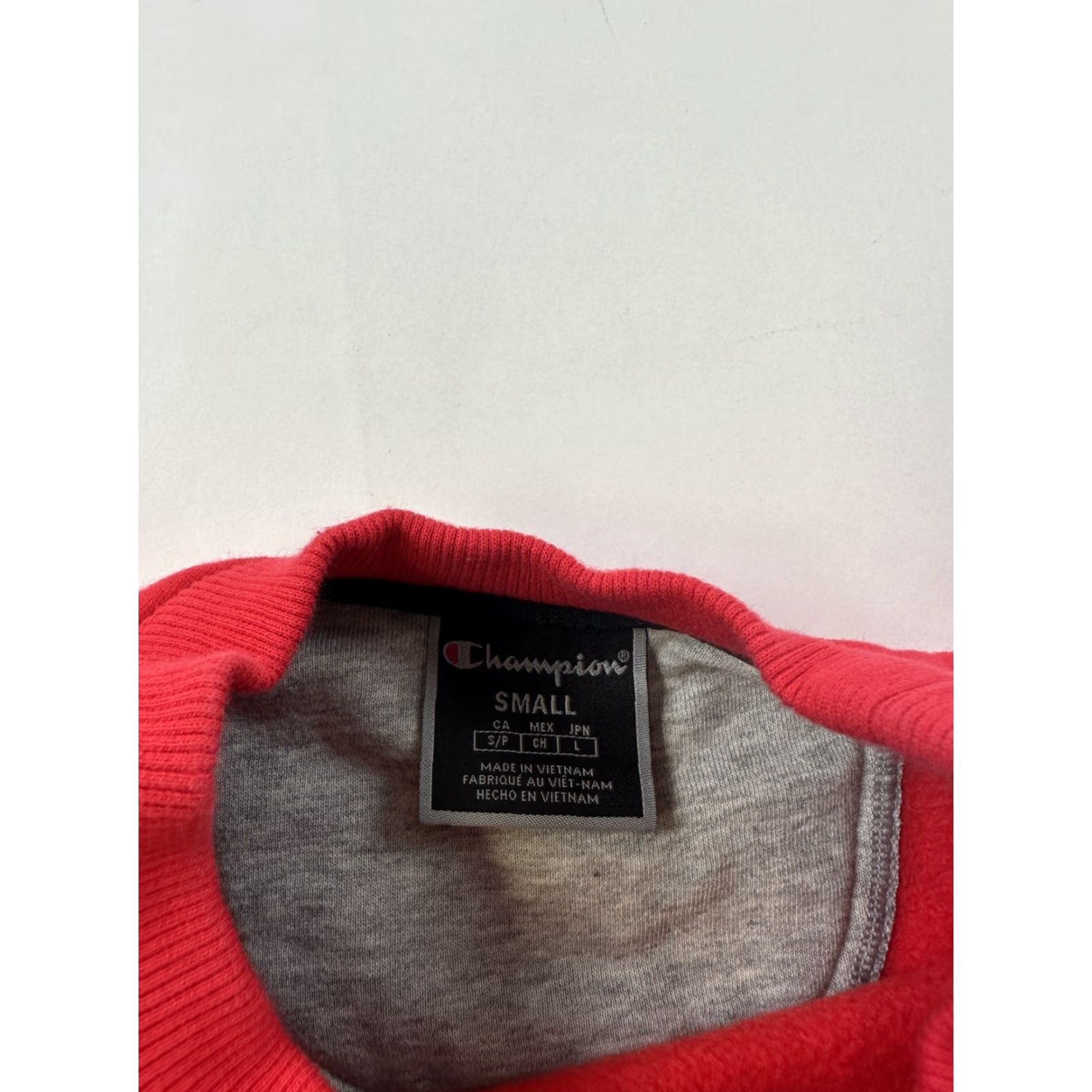 Champion Champion Sweatshirt Mens Small Red Crew Neck Size US S / EU 44-46 / 1 - 6 Thumbnail