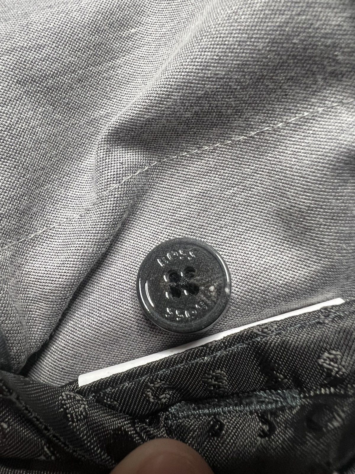 Hugo Boss Hugo Boss Blazer Jacket Gray Size 40R - 8 Thumbnail
