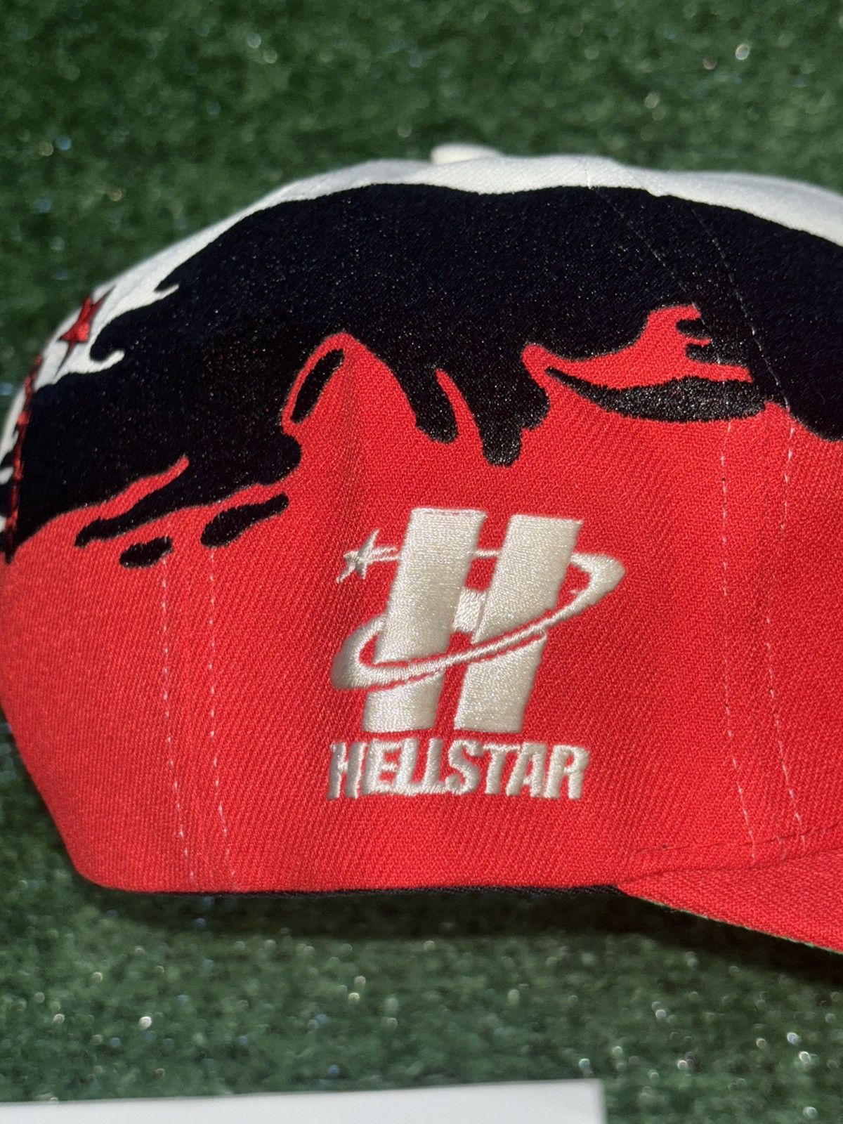 HELLSTAR Hellstar Red Paintbrush Snapback Size ONE SIZE - 5 Thumbnail