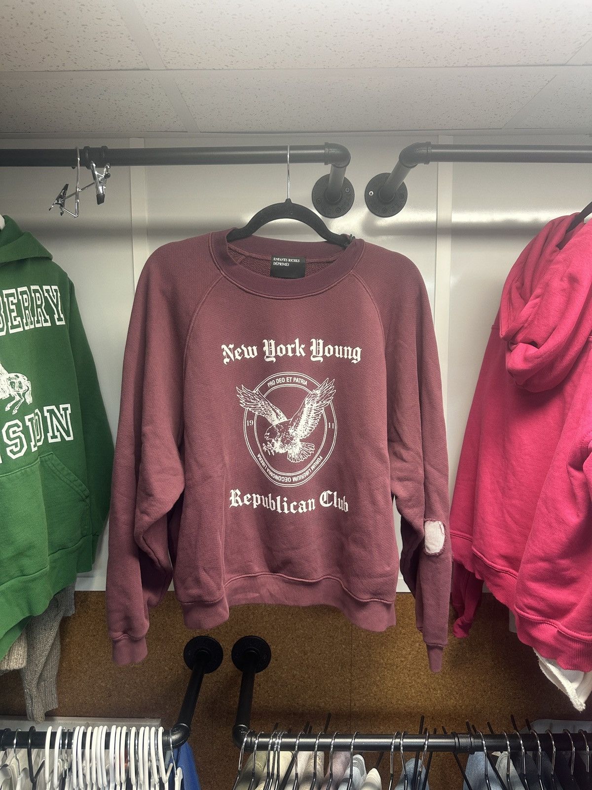 Enfants Riches Deprimes New ERD Republican Crewneck Size Small Size US S / EU 44-46 / 1 - 1 Thumbnail