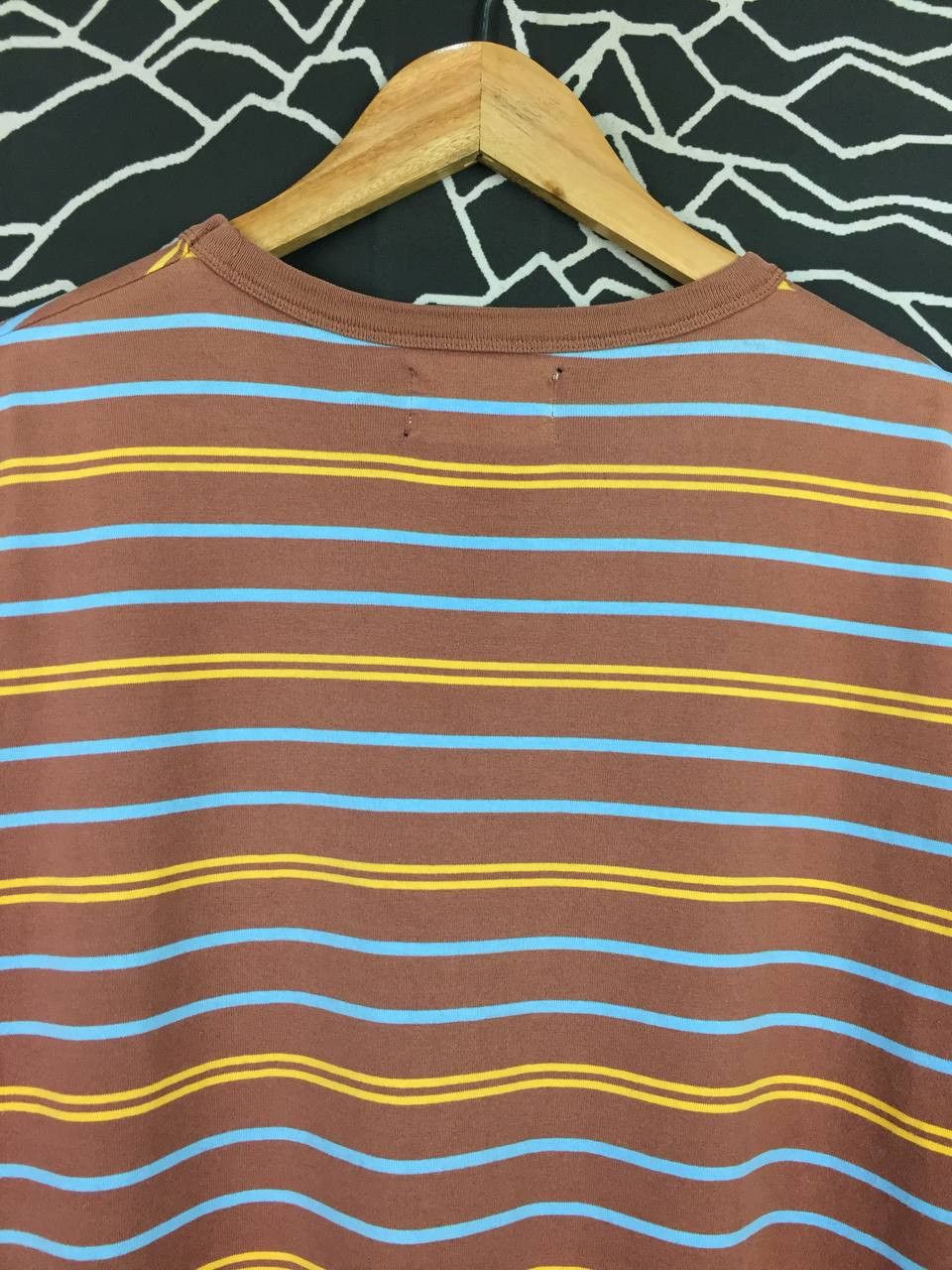 Lee Vtg LEE Sports Wear Union Made Multicolor Striped Pocket Tee Size US XL / EU 56 / 4 - 8 Thumbnail