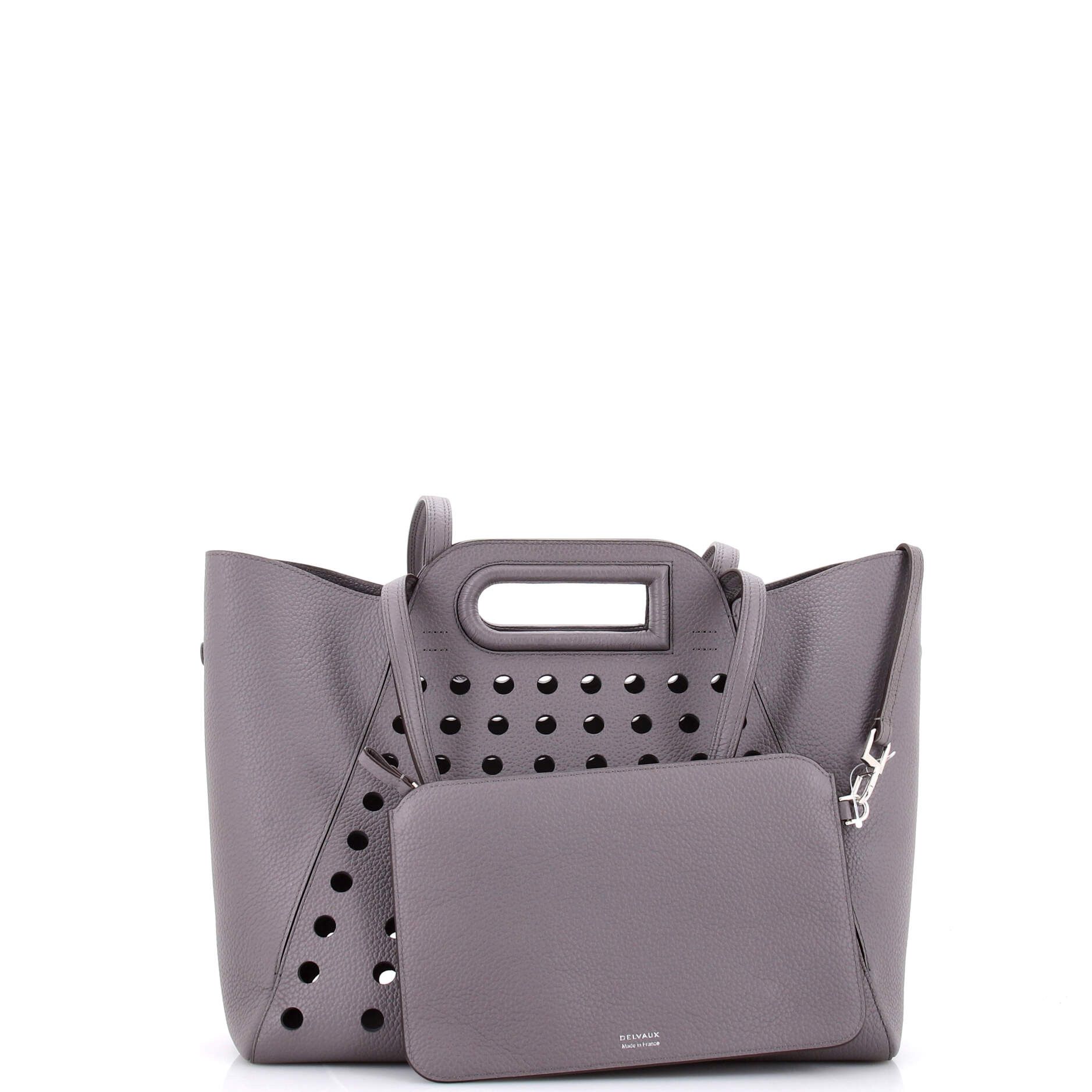 Delvaux L'airess tote perforated leather mm Size ONE SIZE - 1 Thumbnail