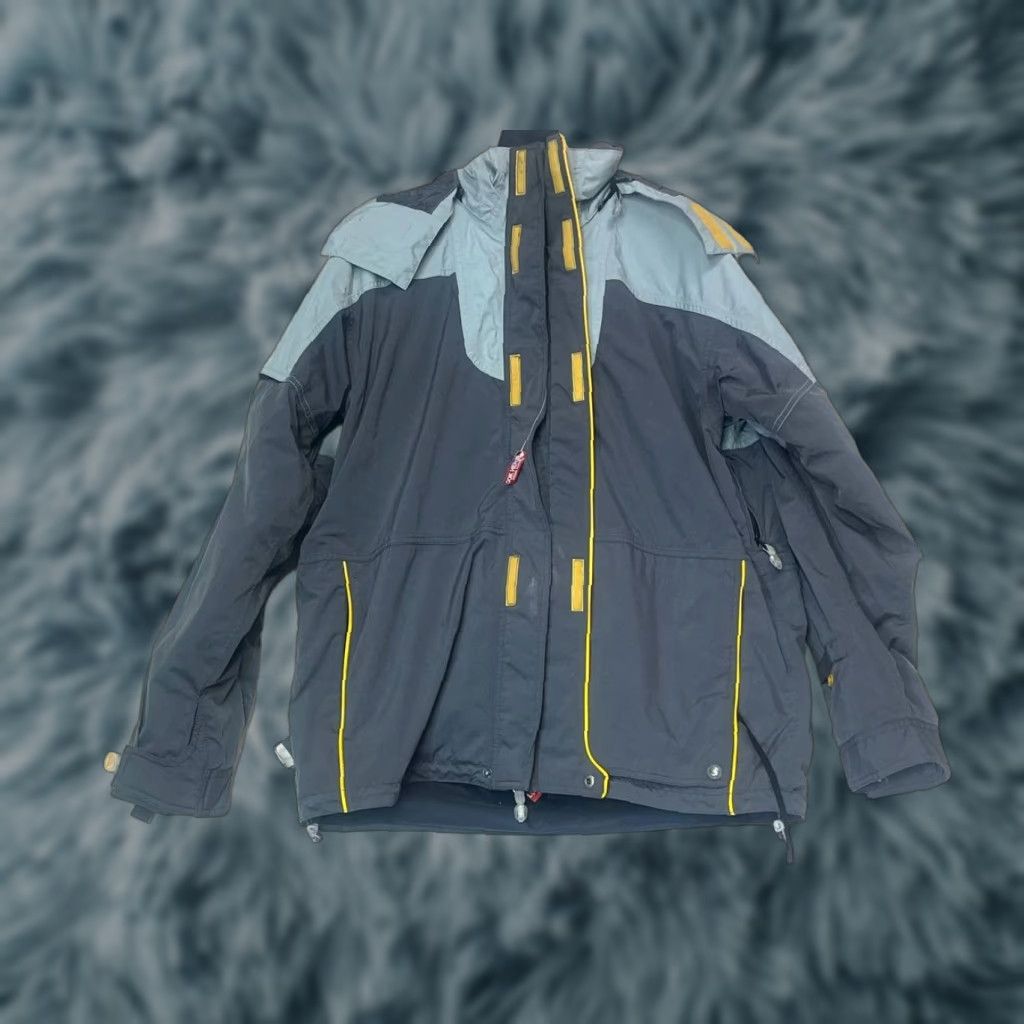 Quiksilver Quiksilver Jacket Long Sleeve Full Zip Hooded Men L Multicolor Windbreaker Casual Modern 27 in Regular Long Coat/Windbreaker Size US L / EU 52-54 / 3 - 1 Thumbnail