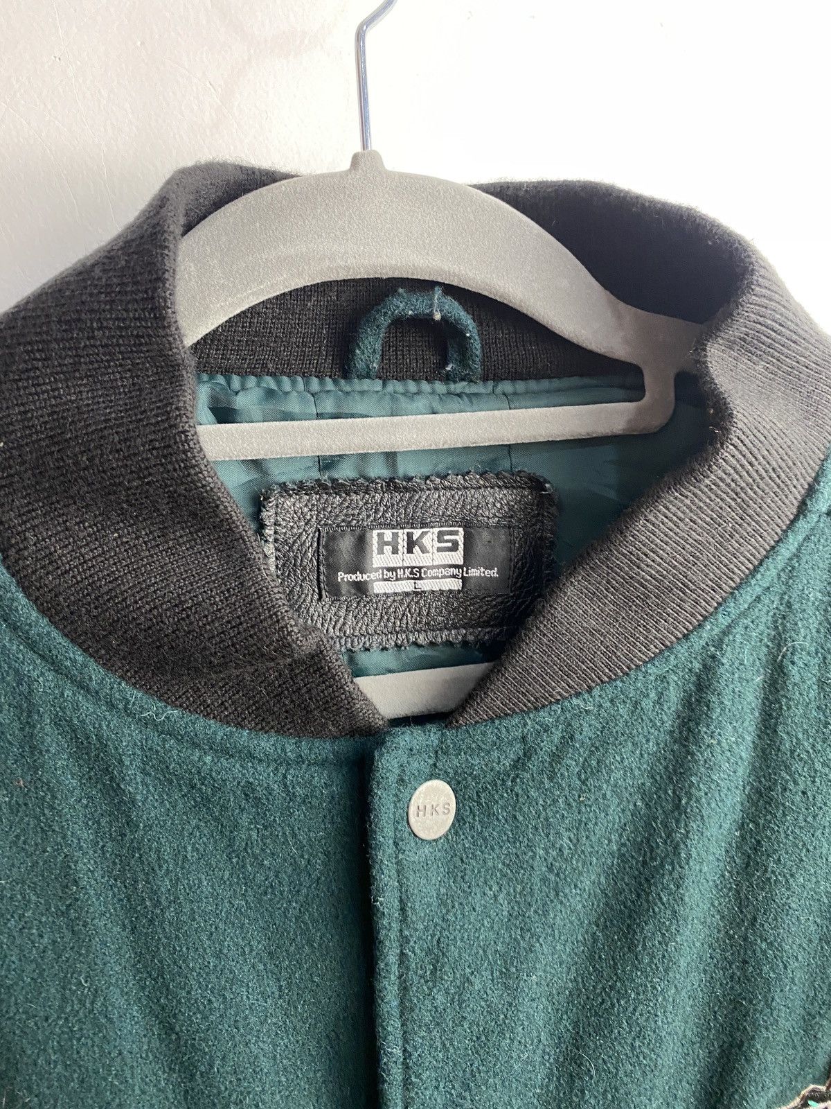 Japanese Brand 90s HKS Motorsport Varsity Jacket Size US L / EU 52-54 / 3 - 5 Thumbnail