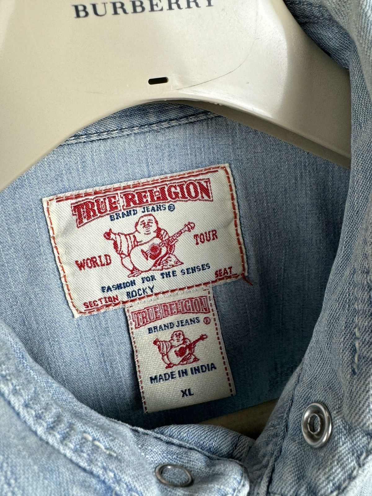 True Religion True Religion Bomber Jacket Jeans Vintage Size L Size US L / EU 52-54 / 3 - 7 Thumbnail