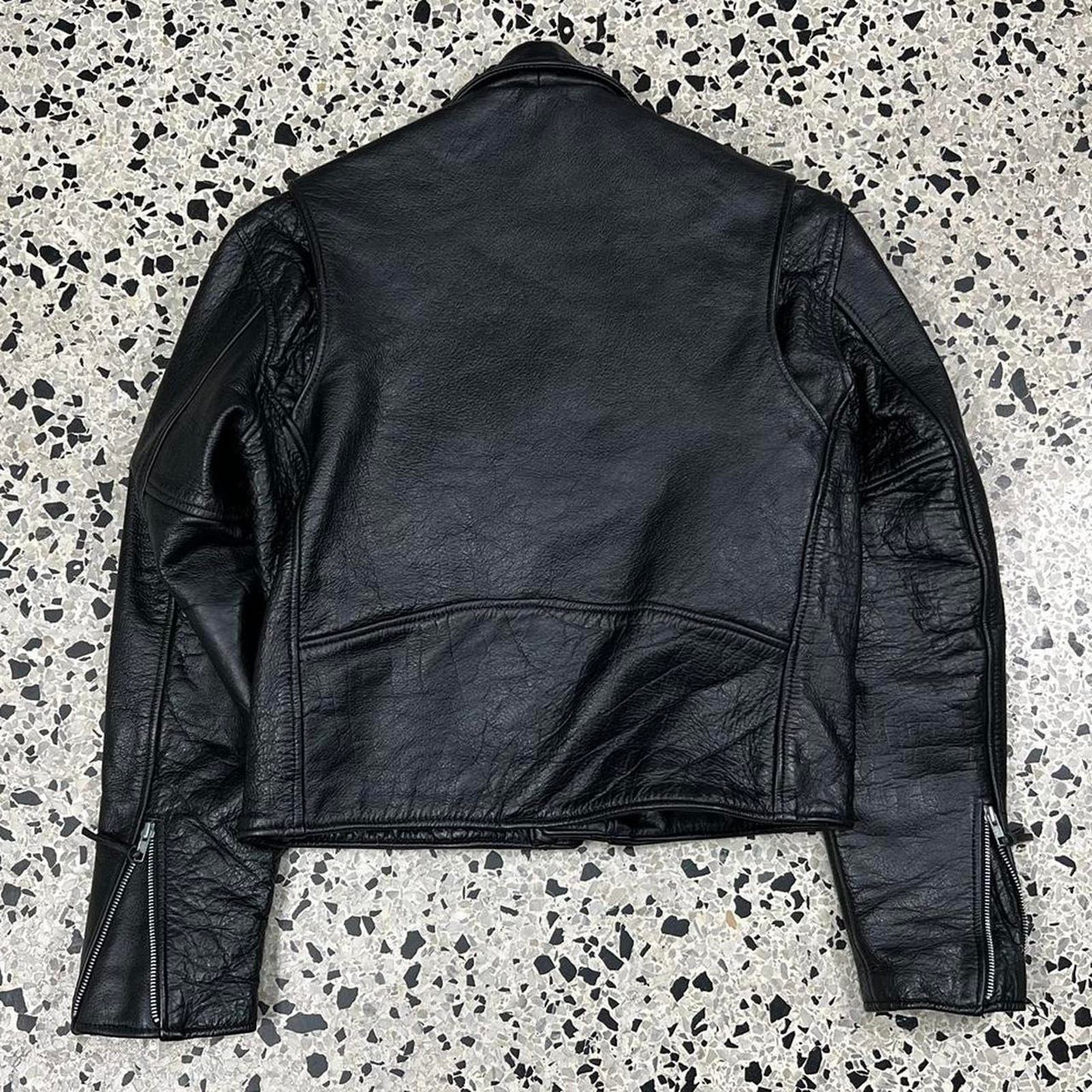 Japanese Brand VINTAGE 90S PUNK MOTORCYCLE LEATHER RIDER JACKET Size US S / EU 44-46 / 1 - 6 Thumbnail
