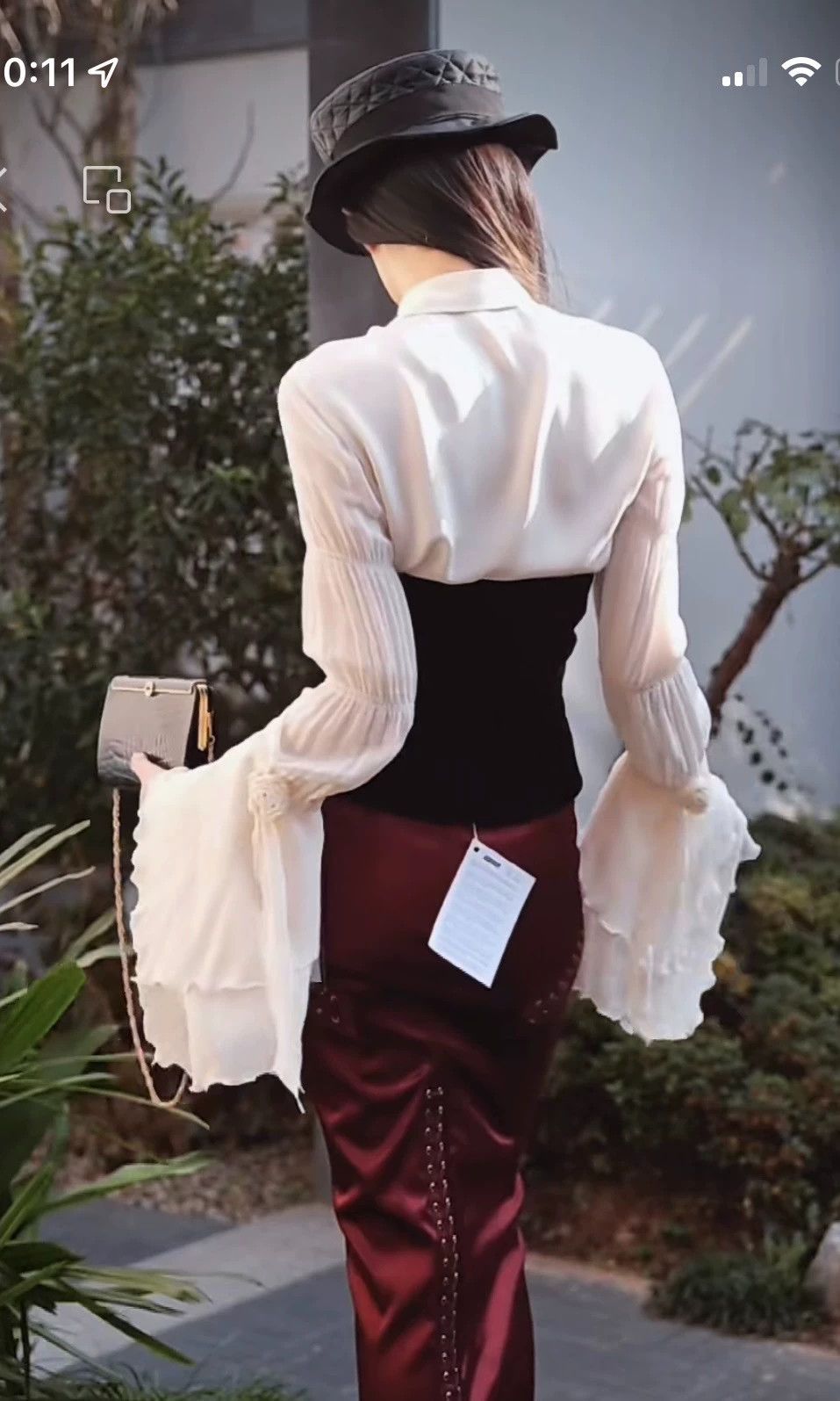 Gucci GUCCI 19 Pre-Fall Silk Velvet Bustier Top IT38/XS Women's Size XS / US 0-2 / IT 36-38 - 7 Thumbnail