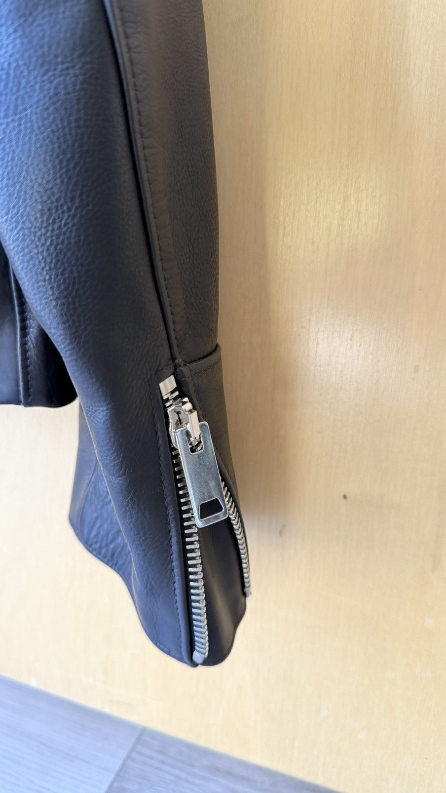 Second/Layer Second/Layer Black Leather “Rider” Mechanic Moto Jacket - M Size US M / EU 48-50 / 2 - 8 Thumbnail
