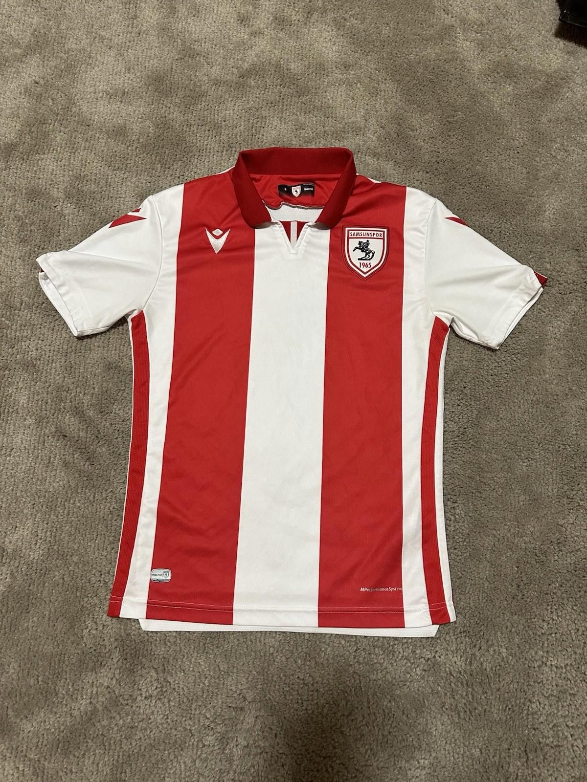 Macron Macron Samsunspor 2019/20 Home Football Shirt Soccer Jersey Size US S / EU 44-46 / 1 - 1 Thumbnail