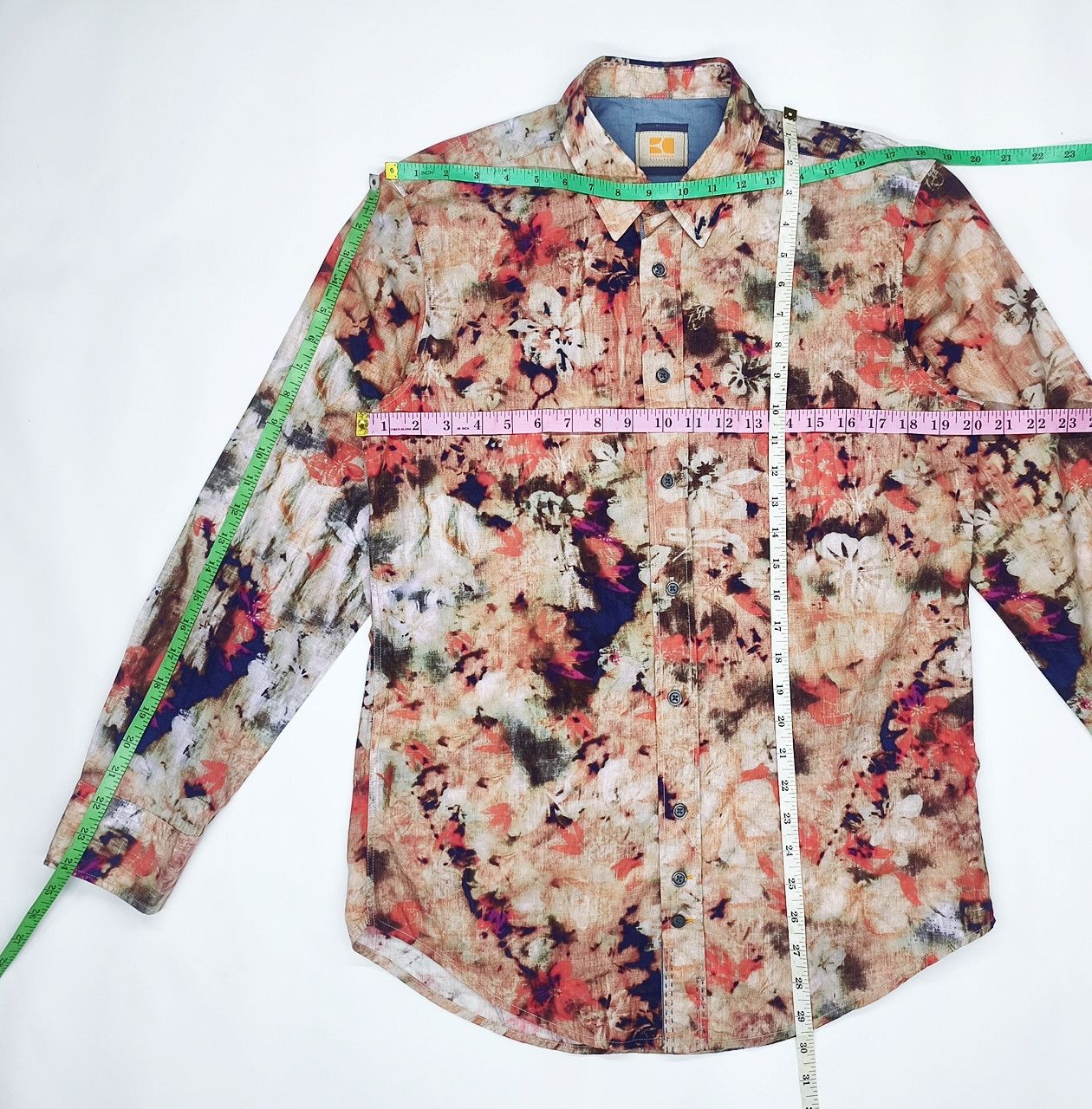 Hugo Boss HUGO BOSS orange flower abstract graphic Size US M / EU 48-50 / 2 - 3 Thumbnail
