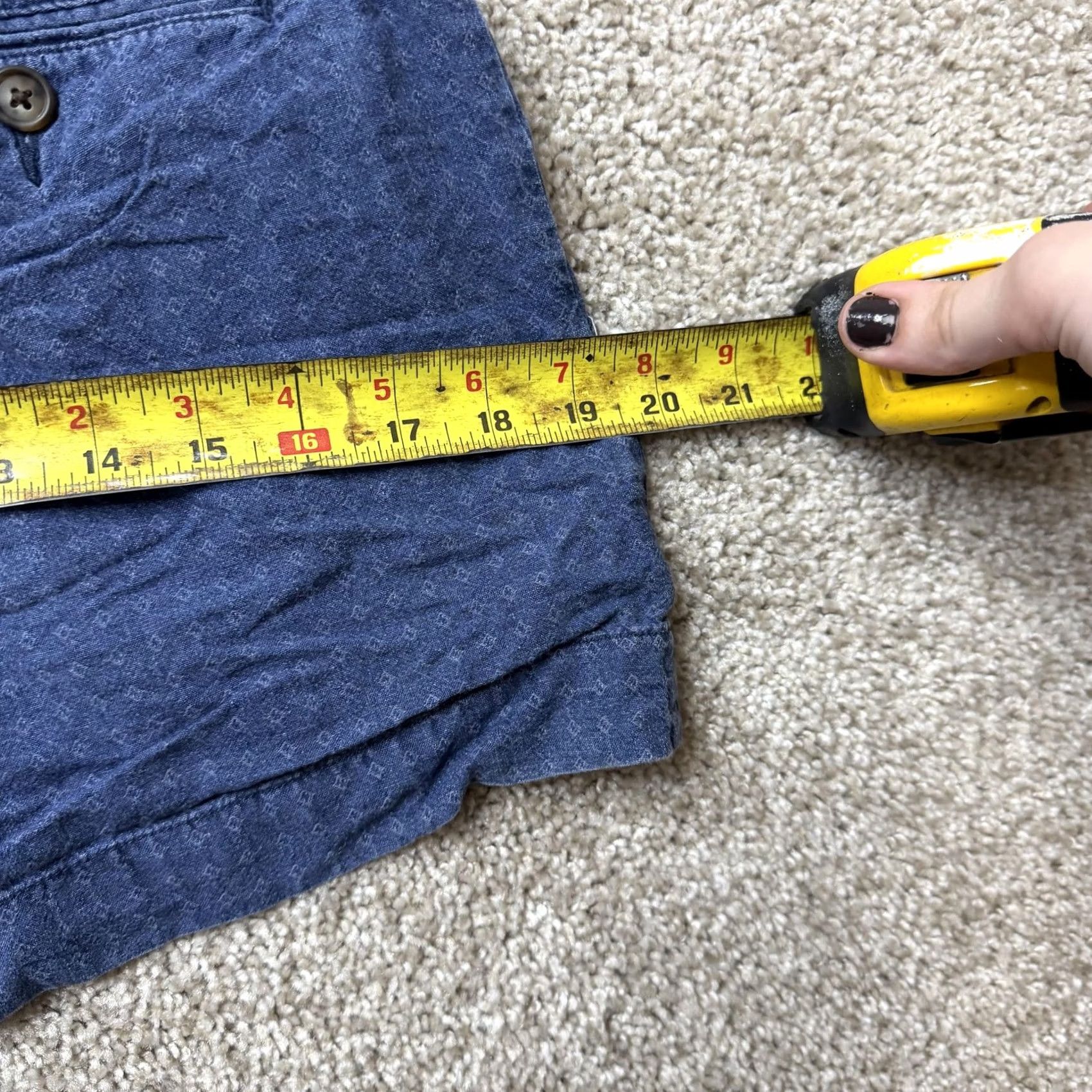 Polo Ralph Lauren - Polo Ralph Lauren Womens Chino Shorts Twill Blue - Regular Size 2 Tag 30W - Pre-Owned Size 26" / US 2 / IT 38 - 7 Thumbnail
