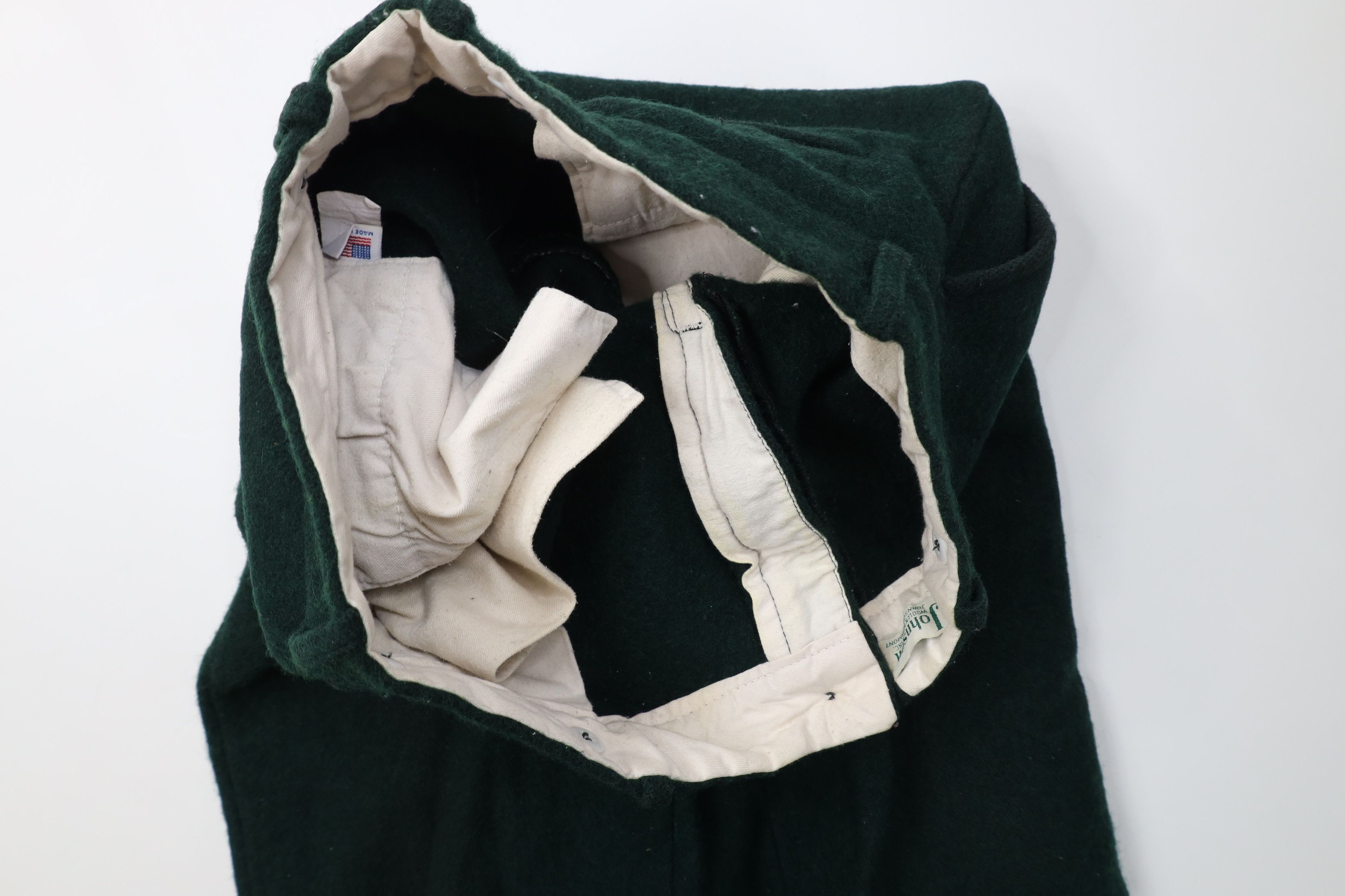 Vintage Vintage 70s Streetwear Wool Wide Leg Pants Green USA Size US 34 / EU 50 - 7 Thumbnail