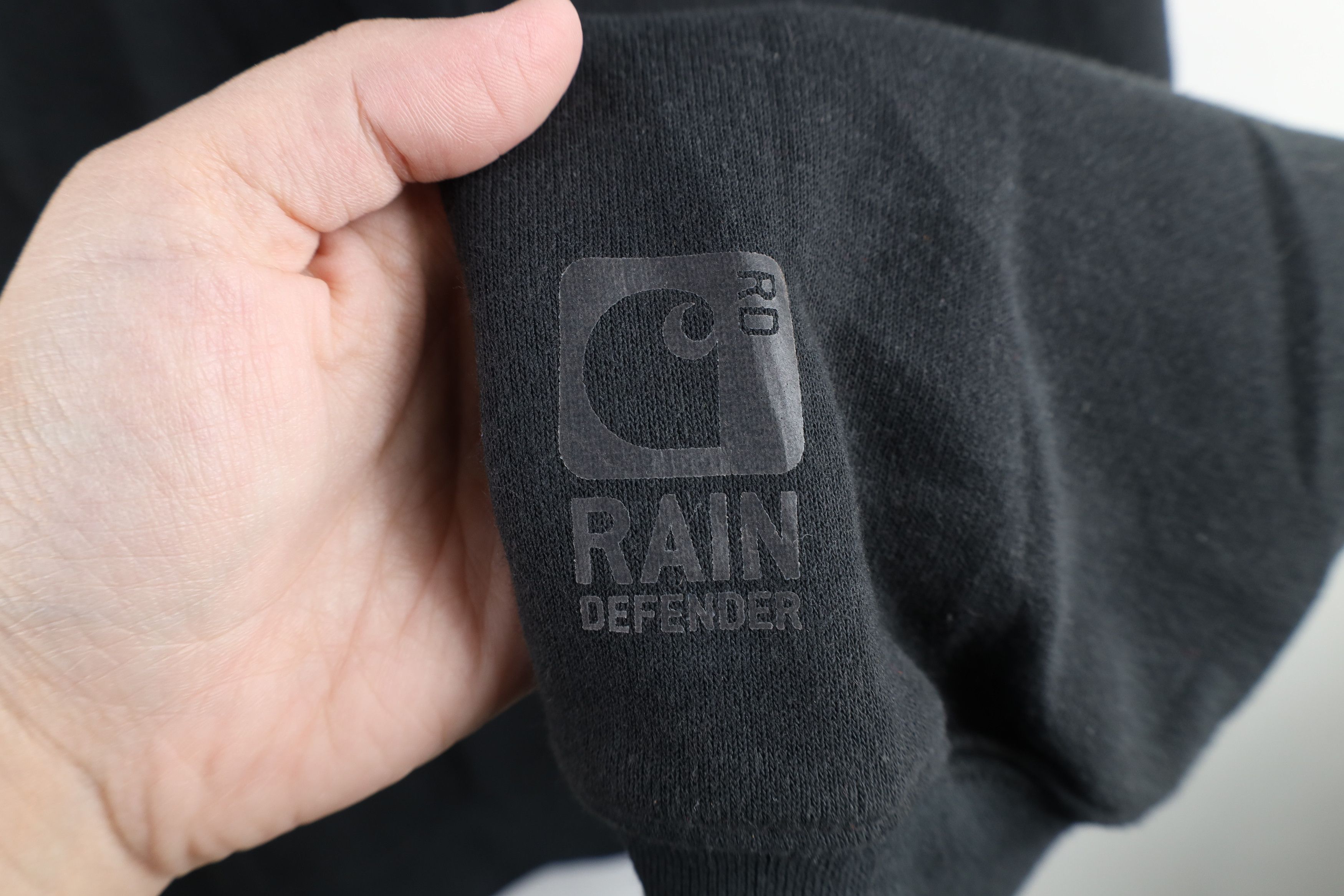 Carhartt × Vintage Vintage Carhartt Quilt Lined Full Zip Hoodie Jacket Black Size US XXL / EU 58 / 5 - 7 Thumbnail