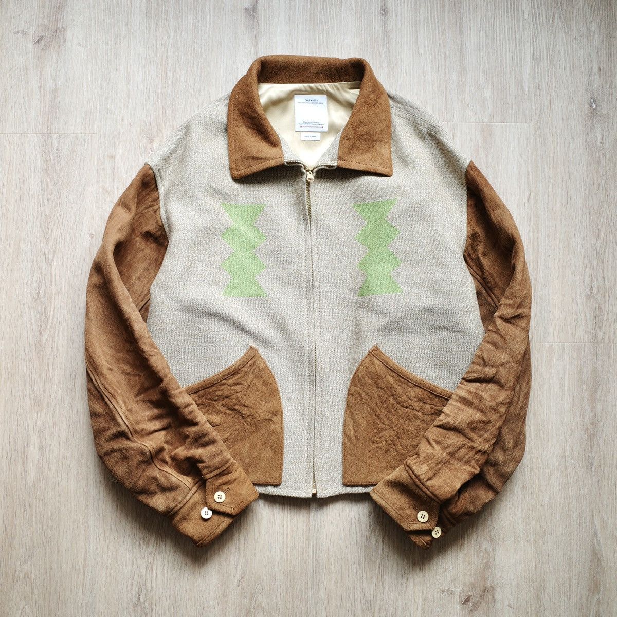 visvim STANZA JKT (JACQUARD BLANKET) IVORY | REVERSIBLE