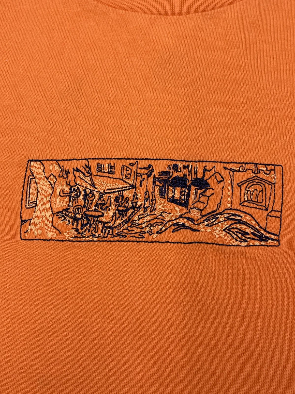 Derschutze Mens Derschutze Van Gogh Print V2 Longsleeve Orange Size US XL / EU 56 / 4 - 5 Thumbnail