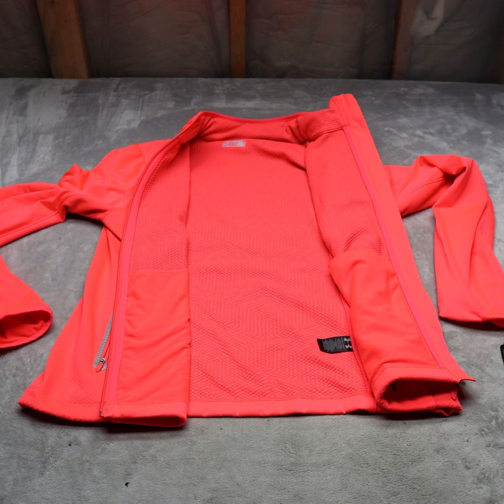 Under Armour Under Armour Jacket Women XL Pink ColdGear Fitted Full Zip Athletic Running Gym Size XL / US 12-14 / IT 48-50 - 6 Thumbnail