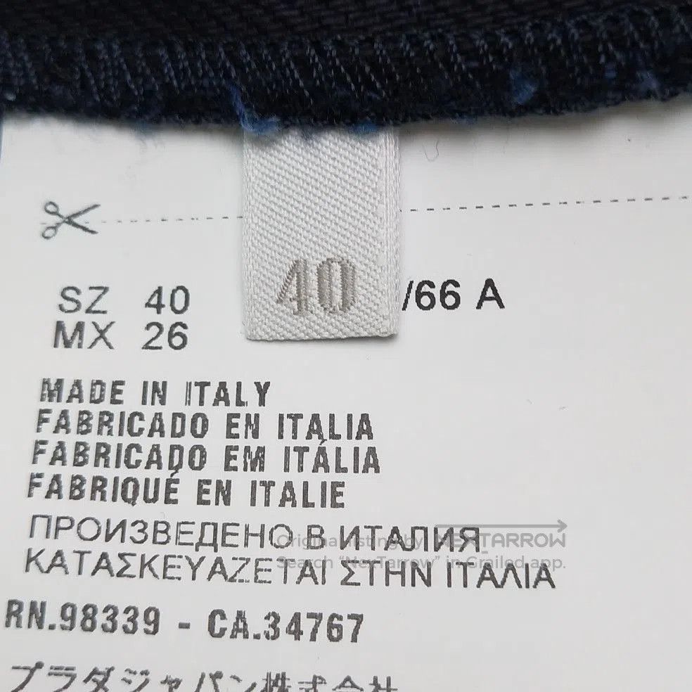 Prada Prada Logo Slim Fit Denim Pants . Size 39" - 5 Thumbnail