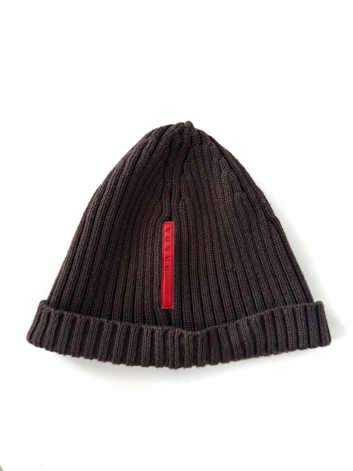Prada Prada Wool Knit Beanie Hat Size ONE SIZE - 1 Thumbnail