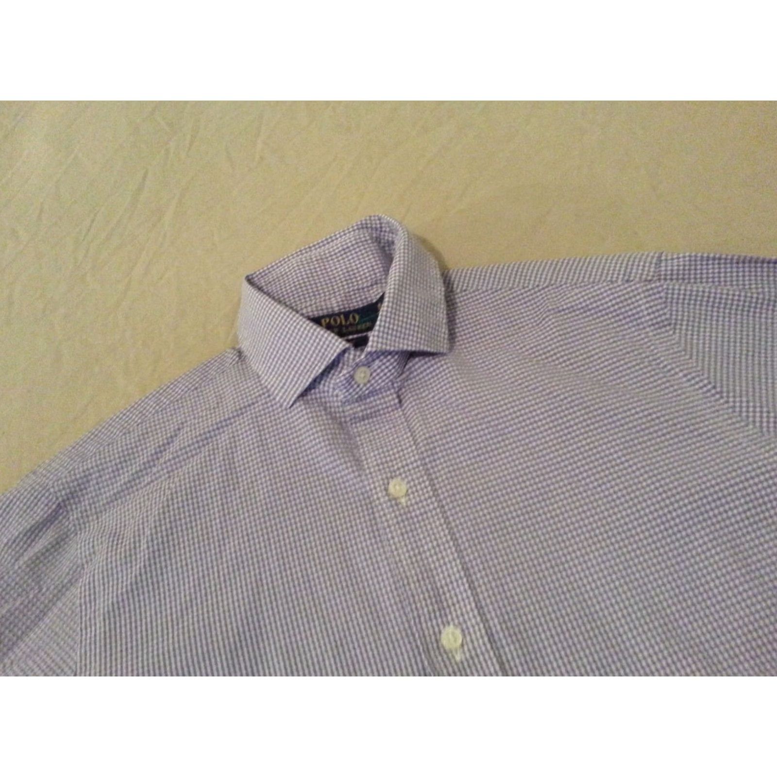 Polo Ralph Lauren Polo Ralph Lauren Dress Shirt Slim Purple Long Sleeve 15 38 Mens Shirt Size 40R - 2 Thumbnail