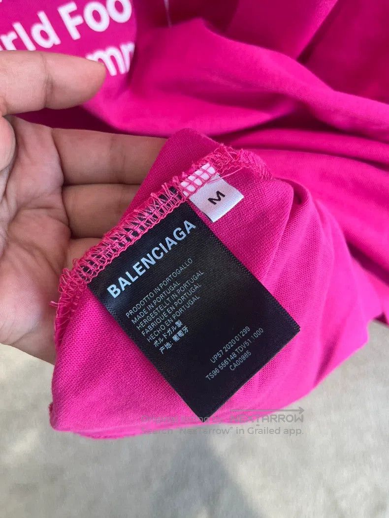 Balenciaga Balenciaga Pink Grain Short Sleeve, M size Size US M / EU 48-50 / 2 - 4 Thumbnail