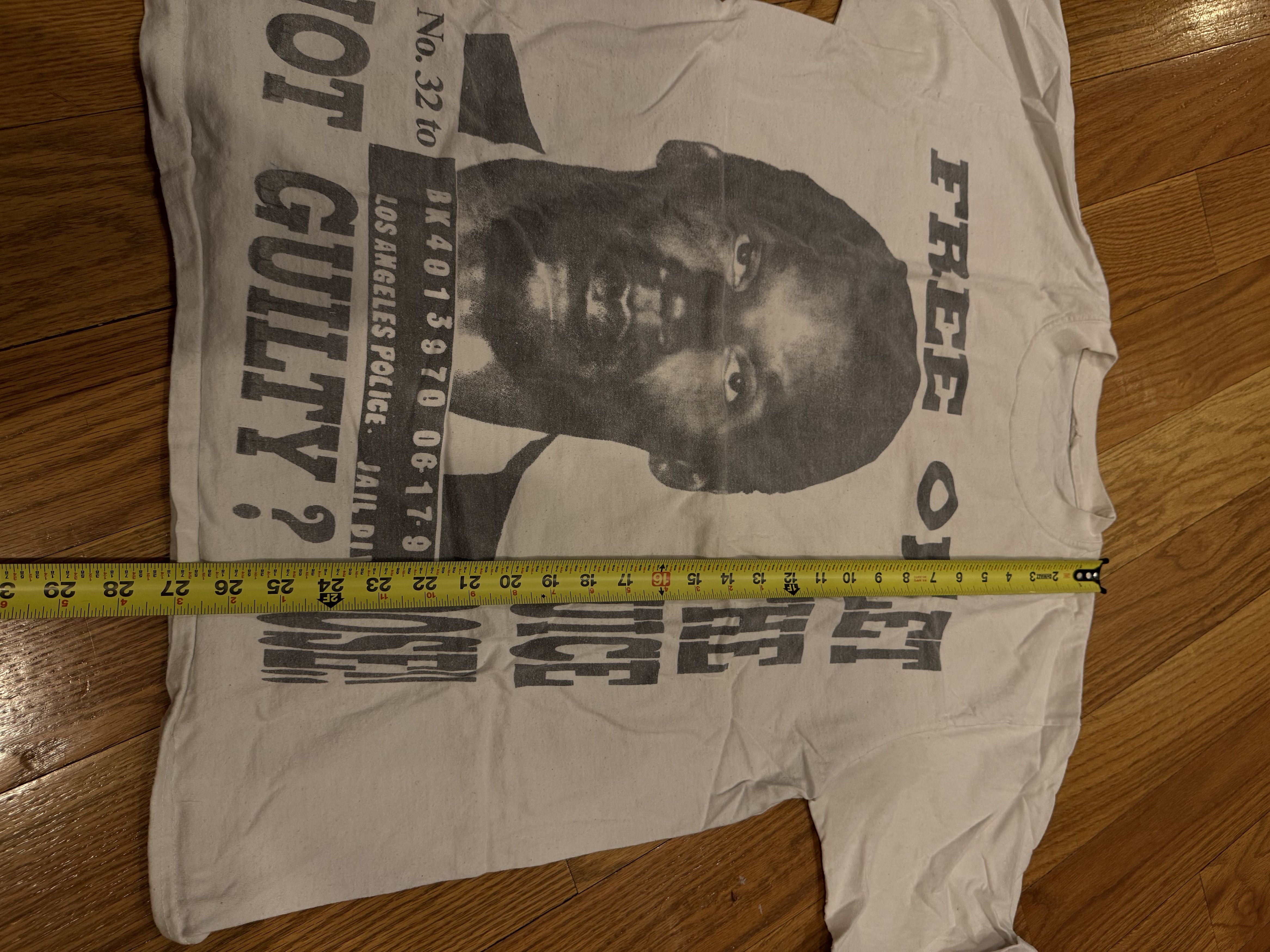 Vtg 90s OJ Simpson Free OJ T-Shirt