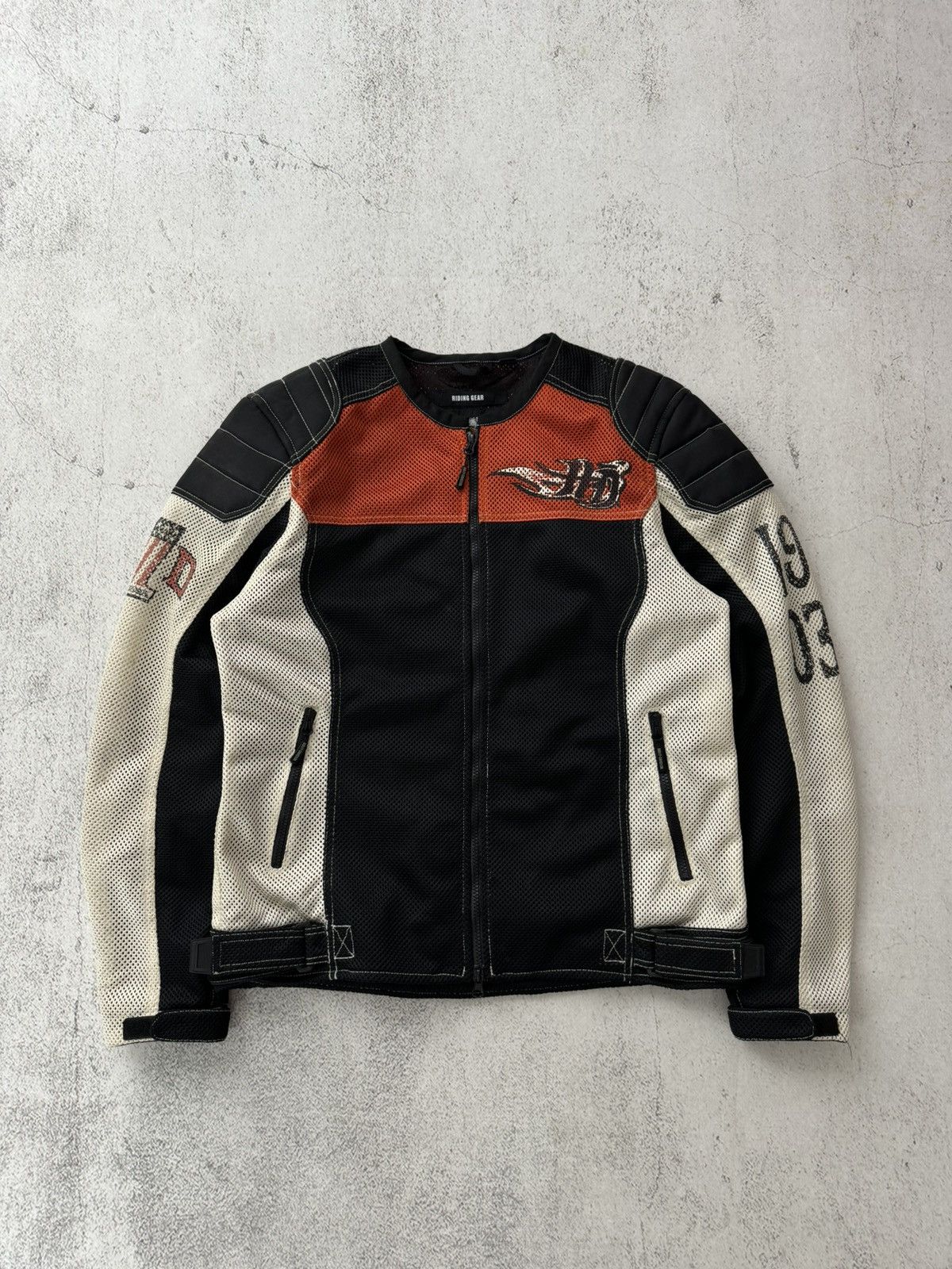 Harley Davidson × Marlboro Harley Davidson HD Vintage Riding Gear Bike Bomber Jacket Size US L / EU 52-54 / 3 - 1 Thumbnail