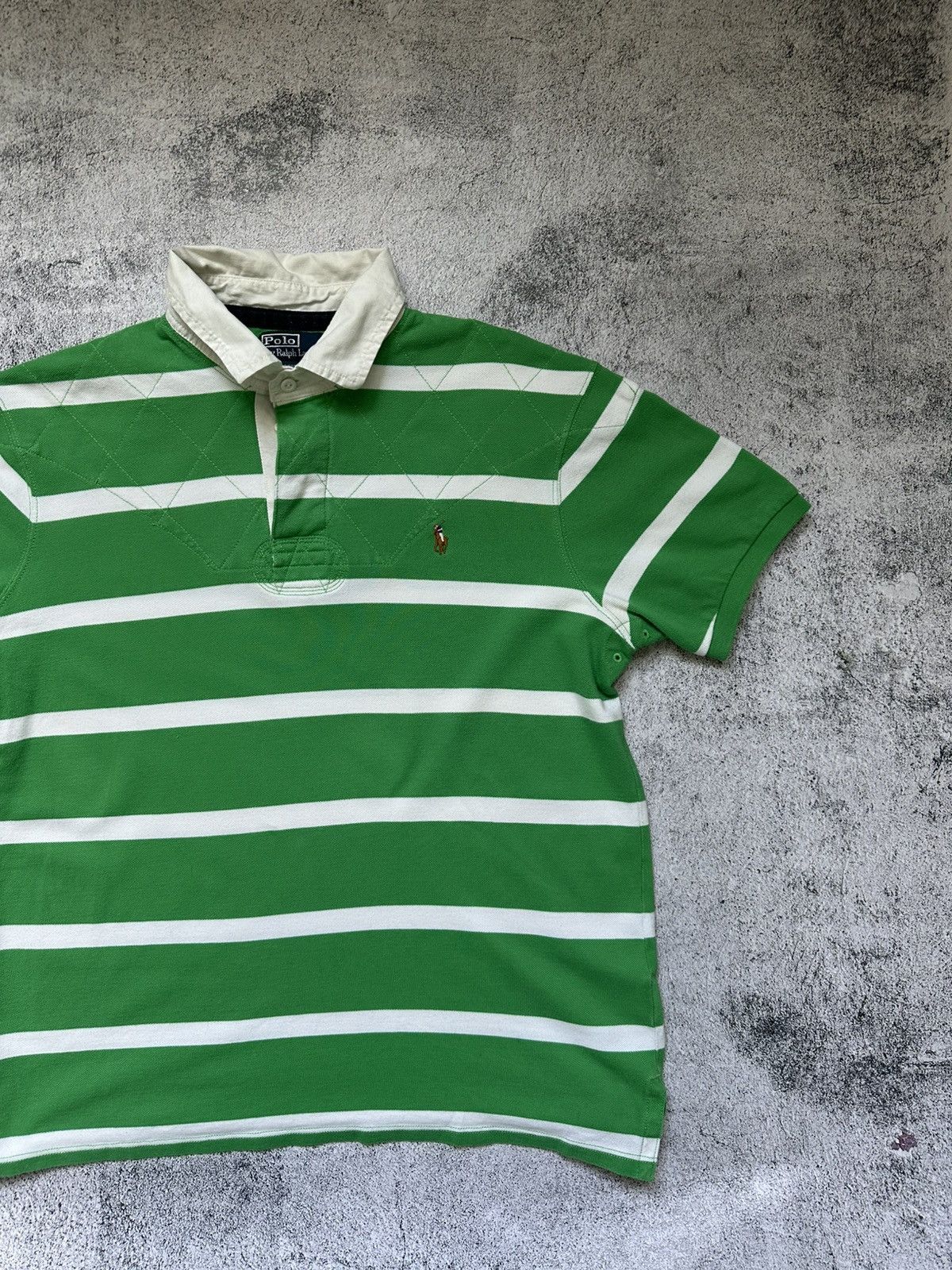Polo Ralph Lauren Vintage Polo Ralph Lauren Green Style Logo Size US XL / EU 56 / 4 - 3 Thumbnail