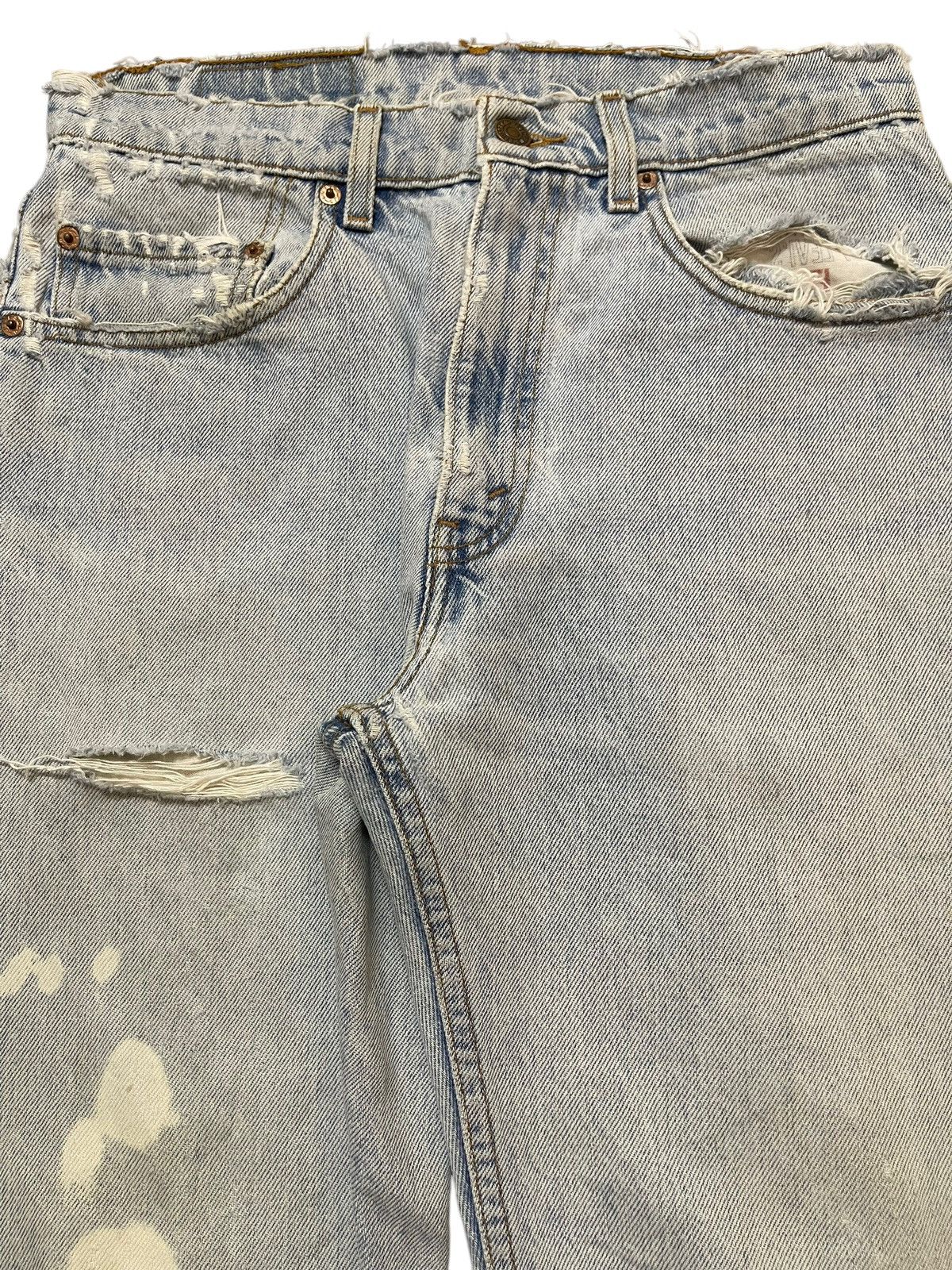 Levi's Vintage 80s Levis 505 Faded Wash Distressed Style Jeans Size US 30 / EU 46 - 4 Thumbnail