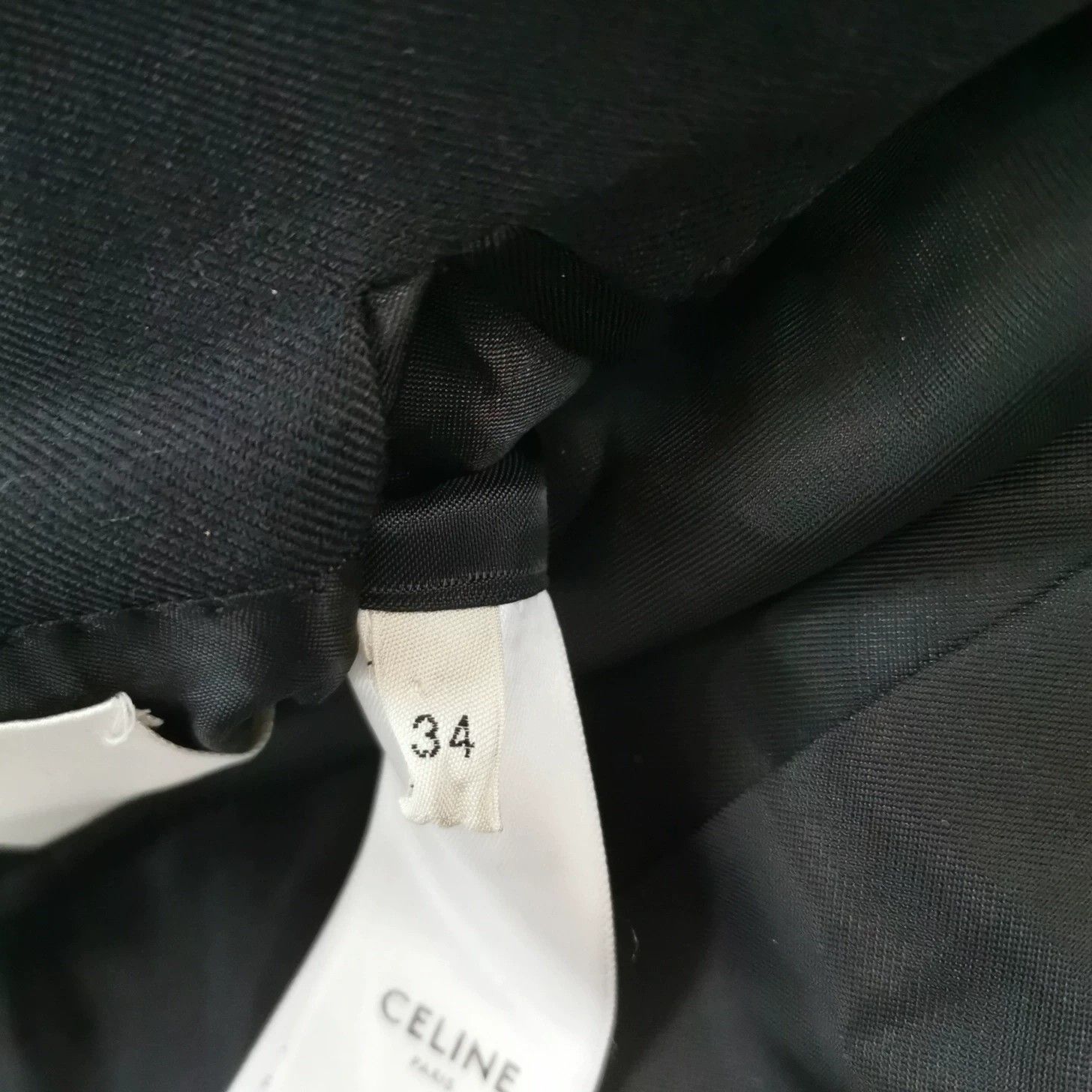 Celine Celine Black Stand Collar Jacket. Size XS / US 0-2 / IT 36-38 - 5 Thumbnail