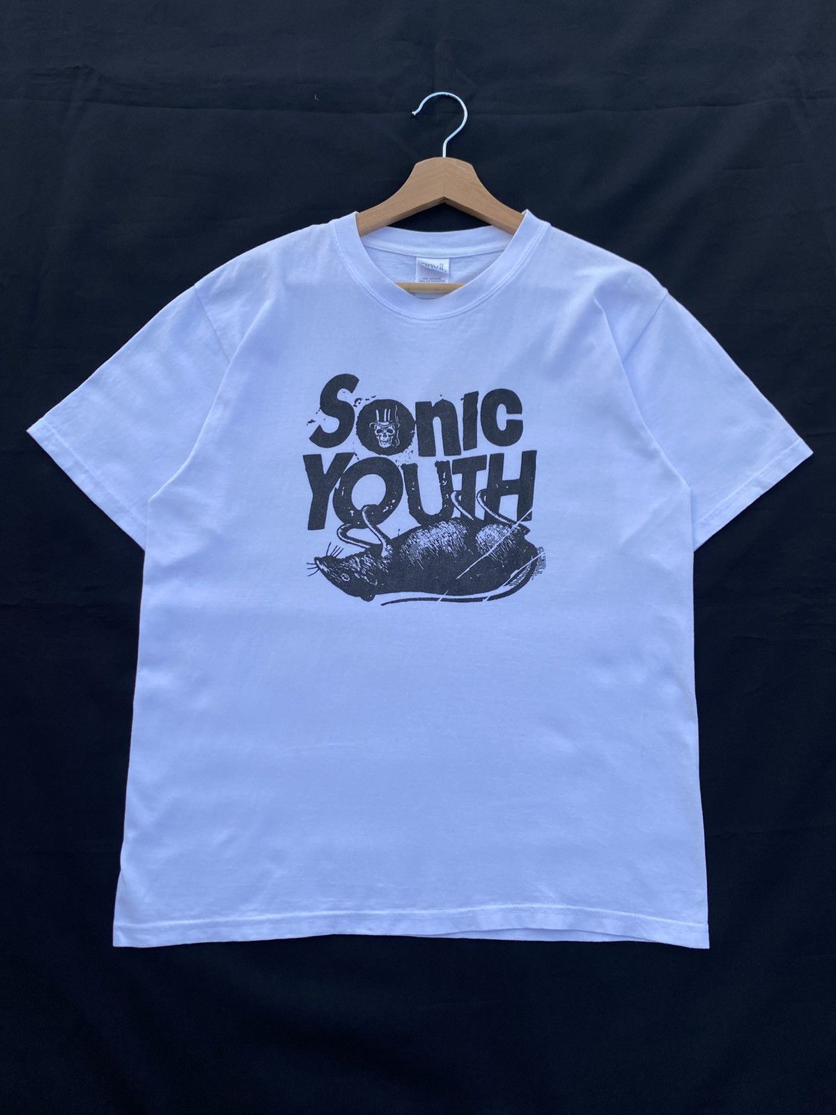 Band Tees Rare Vintage Sonic Youth "Rat" Band Tees Size US M / EU 48-50 / 2 - 1 Thumbnail