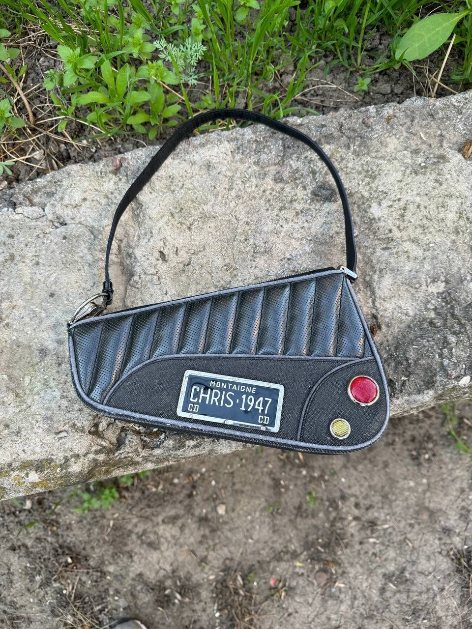 image of Christian Dior Monsieur x Dior Christian Dior Montaigne Chris 1947 Handbag Vintage in Black, Women'