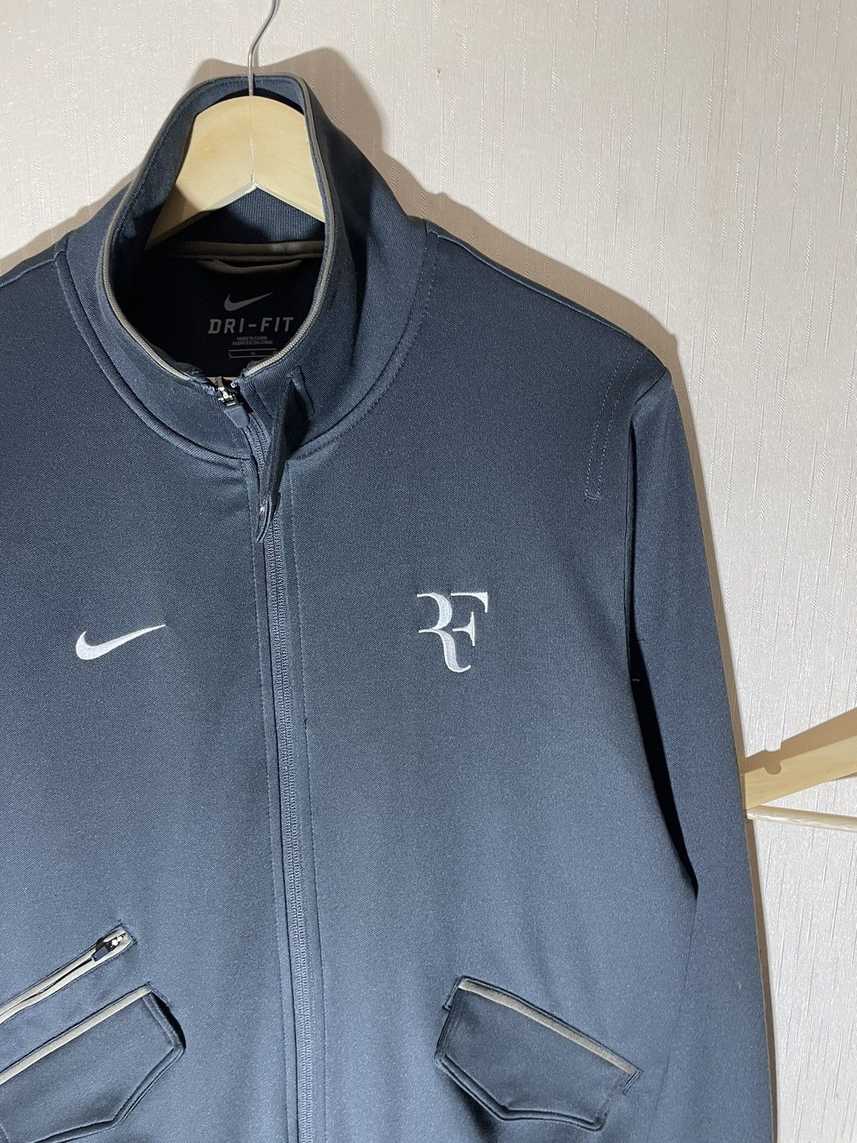 Nike × Vintage Nike Roger Federer U.S Open 2010 Tennis light Jacket Size US L / EU 52-54 / 3 - 2 Thumbnail