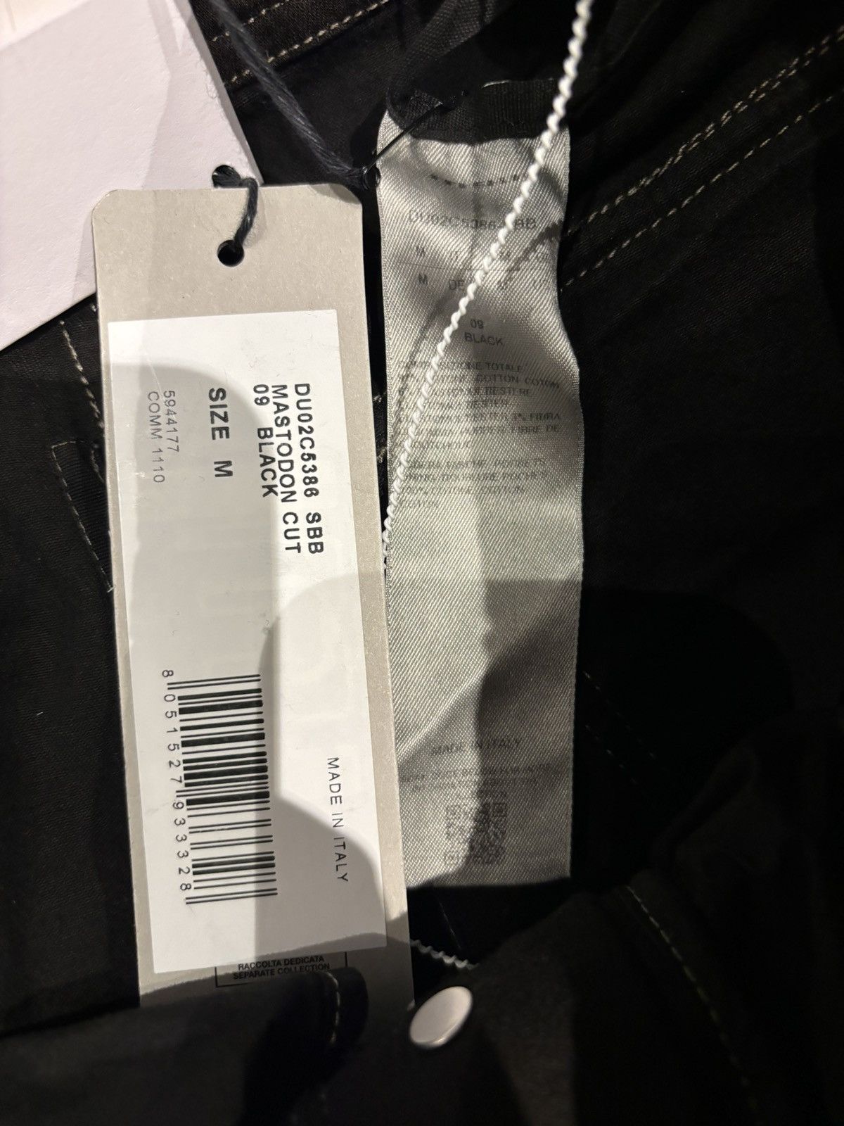 Rick Owens × Rick Owens Drkshdw RICK OWENS DRKSHDW DENIM CARGO PANTS IN BLACK Size US 32 / EU 48 - 5 Thumbnail