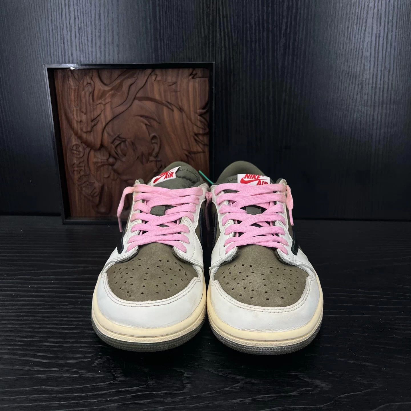 Nike Jordan 1 Low TS Cactus Jack Mica Green 42 Like New Size US 9 / EU 42 - 4 Thumbnail